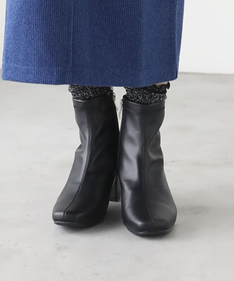 armonia「RUPIS.ストレッチブーツ」|ショートブーツ|Black
