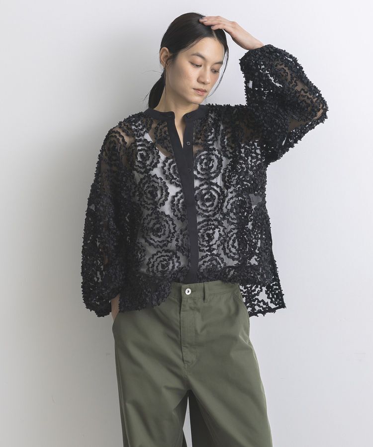 GARAGE OF GOOD CLOTHING「【TORRAZZO DONNA】Flower Lace Blouse」|シャツ・ブラウス|