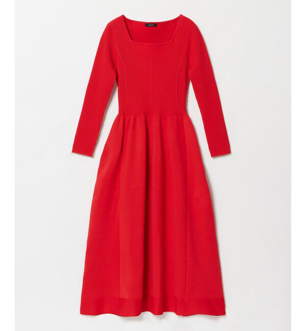 allureville「ウエストマークコクーンニットワンピース」|ワンピース|