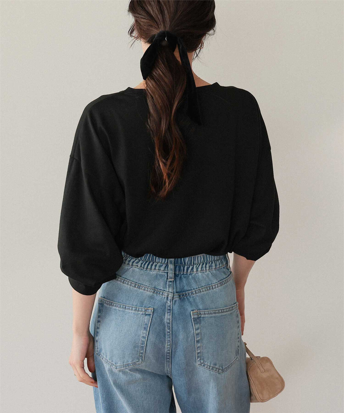 titivate「文字プリントシアーロングTシャツ」|Tシャツ・カットソー|