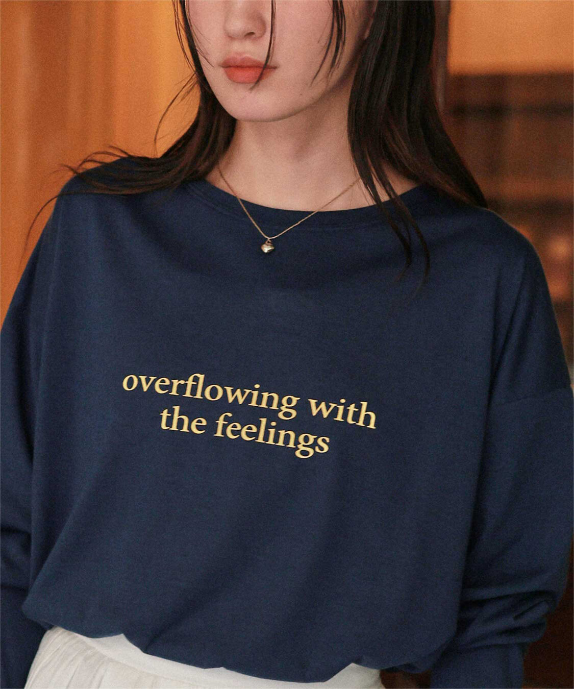 titivate「文字プリントシアーロングTシャツ」|Tシャツ・カットソー|