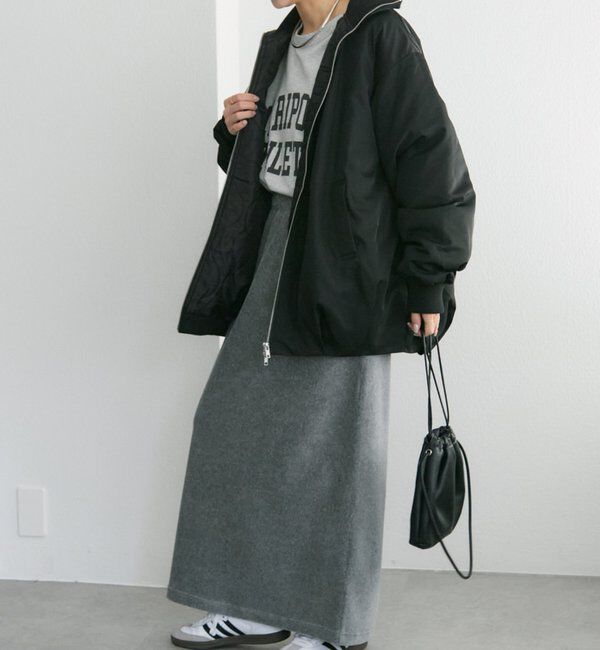  「中わたリブカラーブルゾン」|テーラードジャケット|