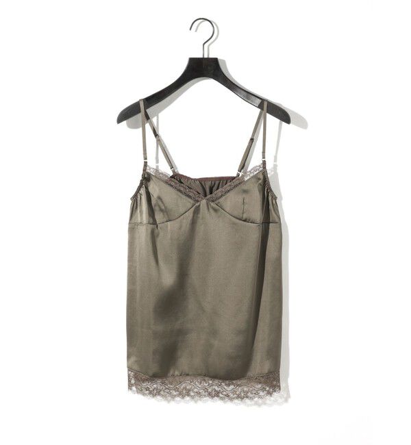 MIDIUMISOLID「MIDIUMISOLID for Ladies スリップキャミソール」|Tシャツ・カットソー|モカ