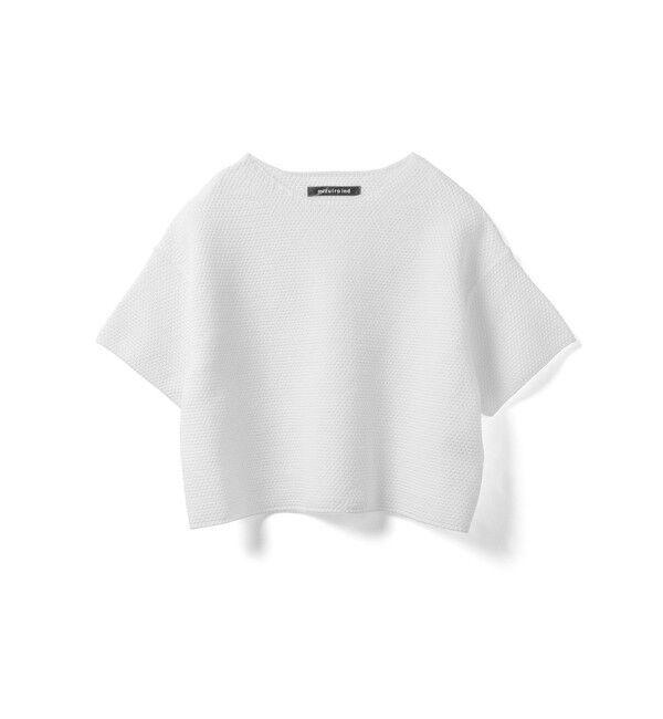 mizuiro ind「mizuiro ind ショートワイドプルオーバー」|ニット・セーター|