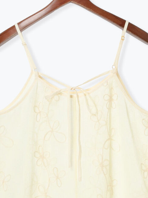 Te chichi TERRASSE「メッシュフラワーコードキャミワンピース《2025spring catalog item》」|ワンピース|