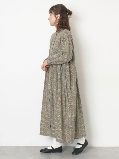 Samansa Mos2「【保温加工】バンドカラーワンピース ≪S/Mサイズ≫」|ワンピース|