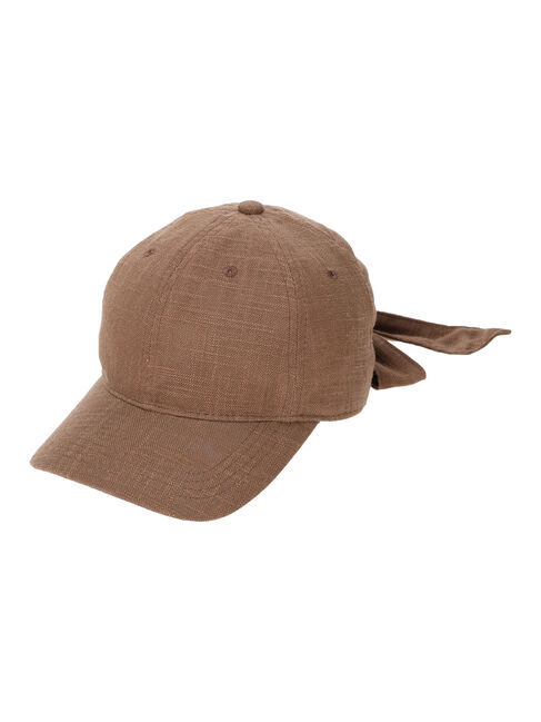 Samansa Mos2「バックリボンアソートキャップ」|その他|ブラウン