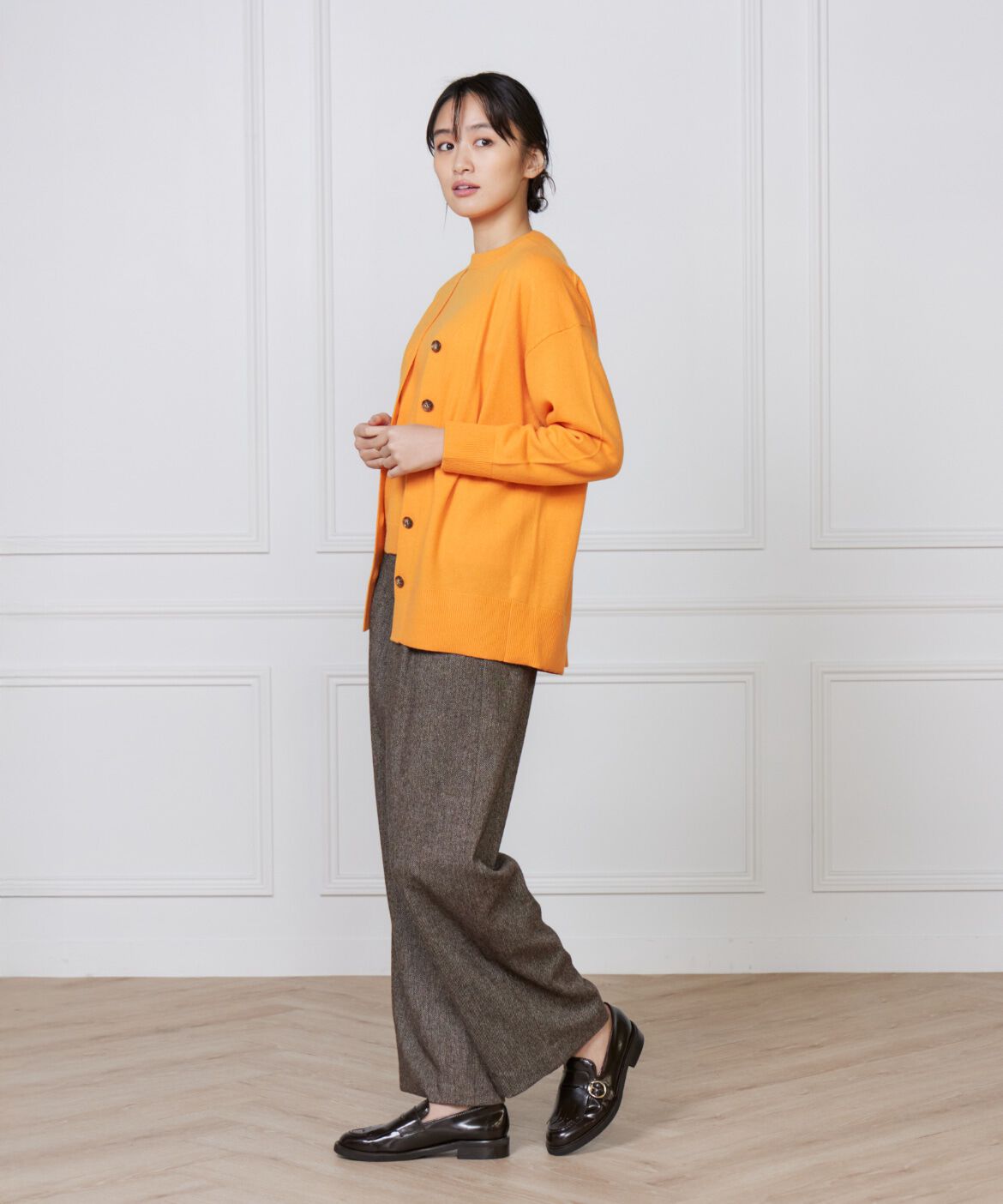 DAY by DAY it&rsquo;s international「カシミヤ混Vネックカーディガン《CASH5》」|カーディガン|