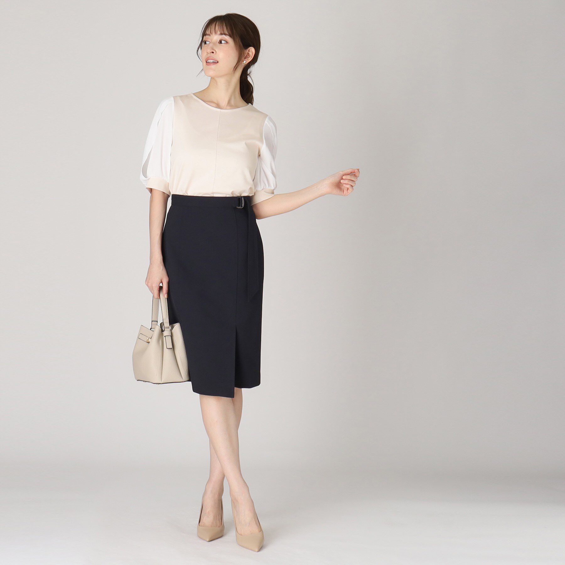 COUP DE CHANCE「【洗える／日本製】ジャージプルオーバー」|シャツ・ブラウス|