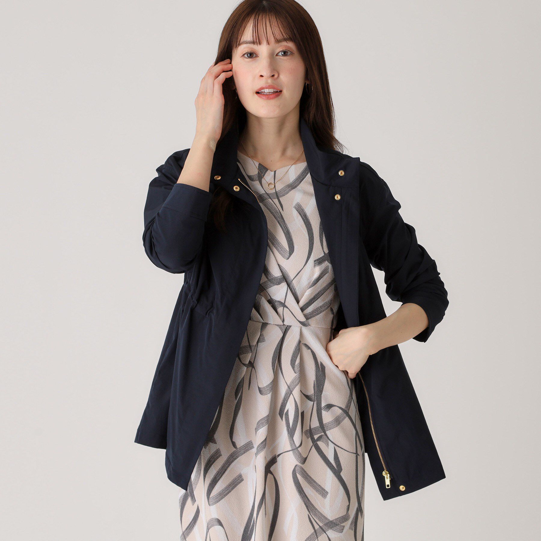 COUP DE CHANCE「【洗える／軽量】スタンド衿ブルゾン」|ブルゾン・スタジャン|