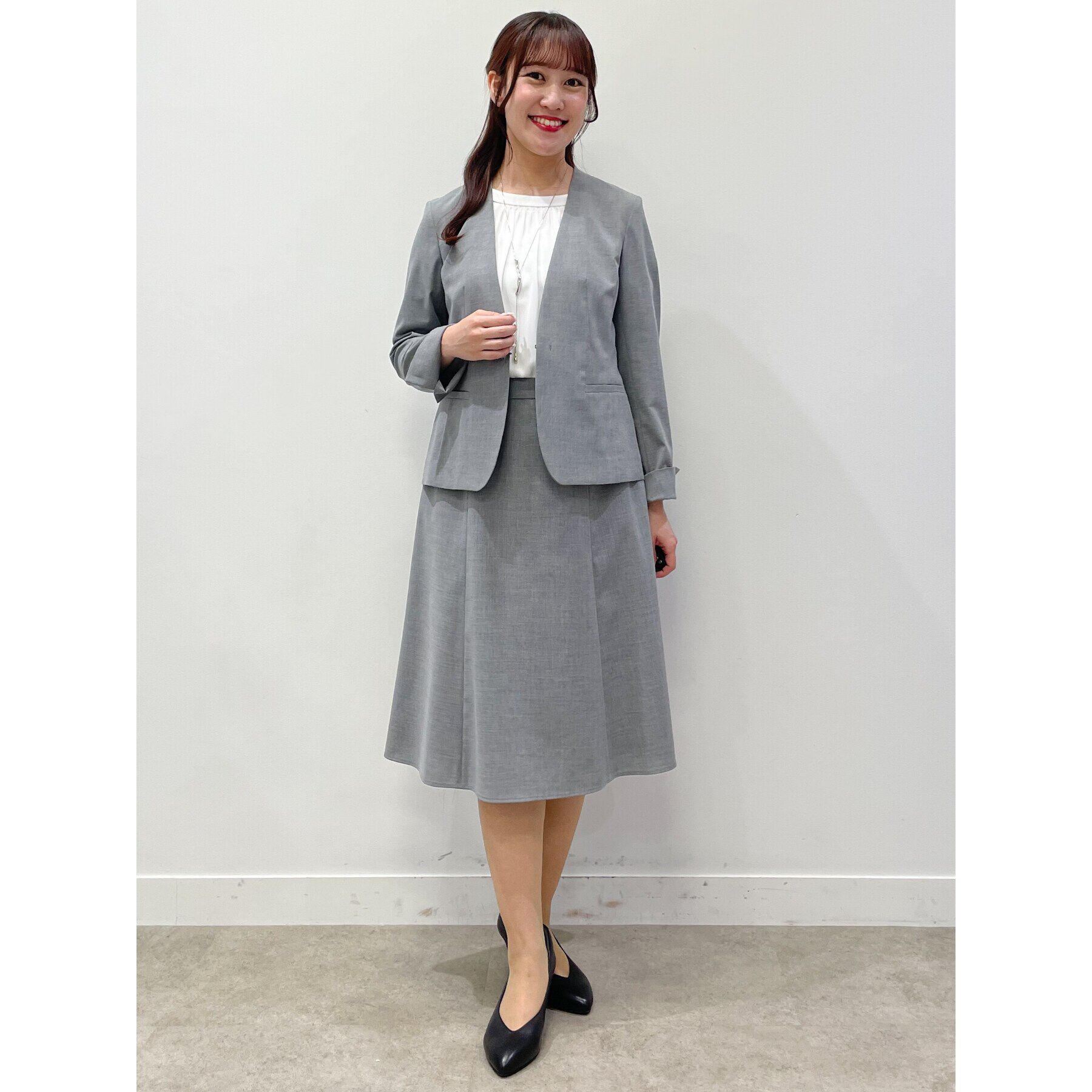 Reflect「【SALE／夏に快適！／接触冷感／洗える／セットアップ可能】ノーカラージャケット」|ノーカラージャケット|