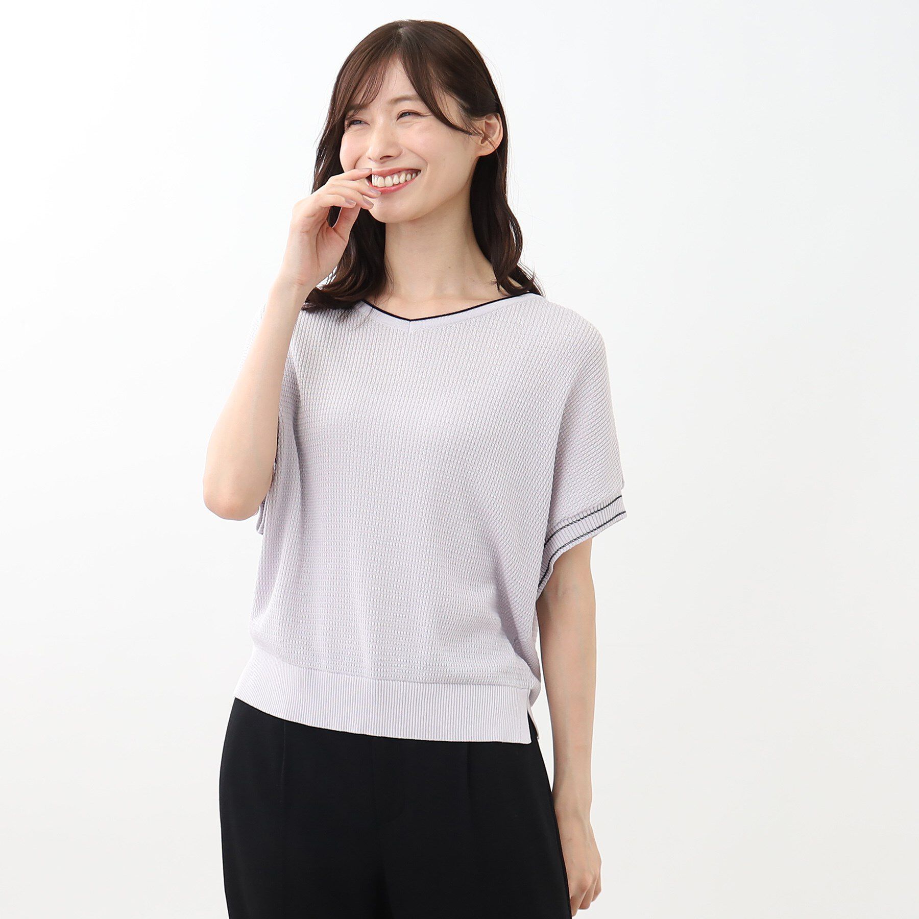 Reflect「【WEB限定カラーあり／洗える】ラメプルオーバーニット」|ニット・セーター|