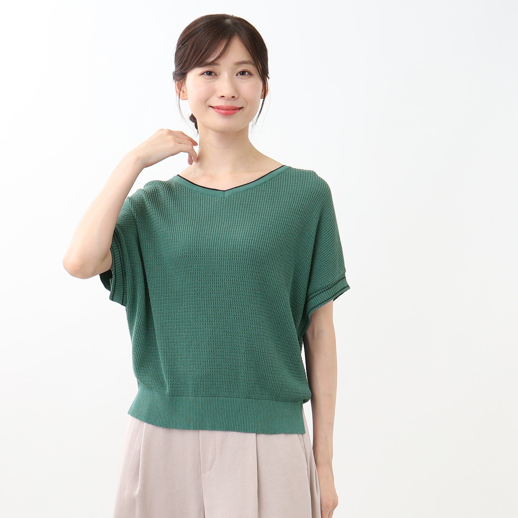 Reflect「【WEB限定カラーあり／洗える】ラメプルオーバーニット」|ニット・セーター|