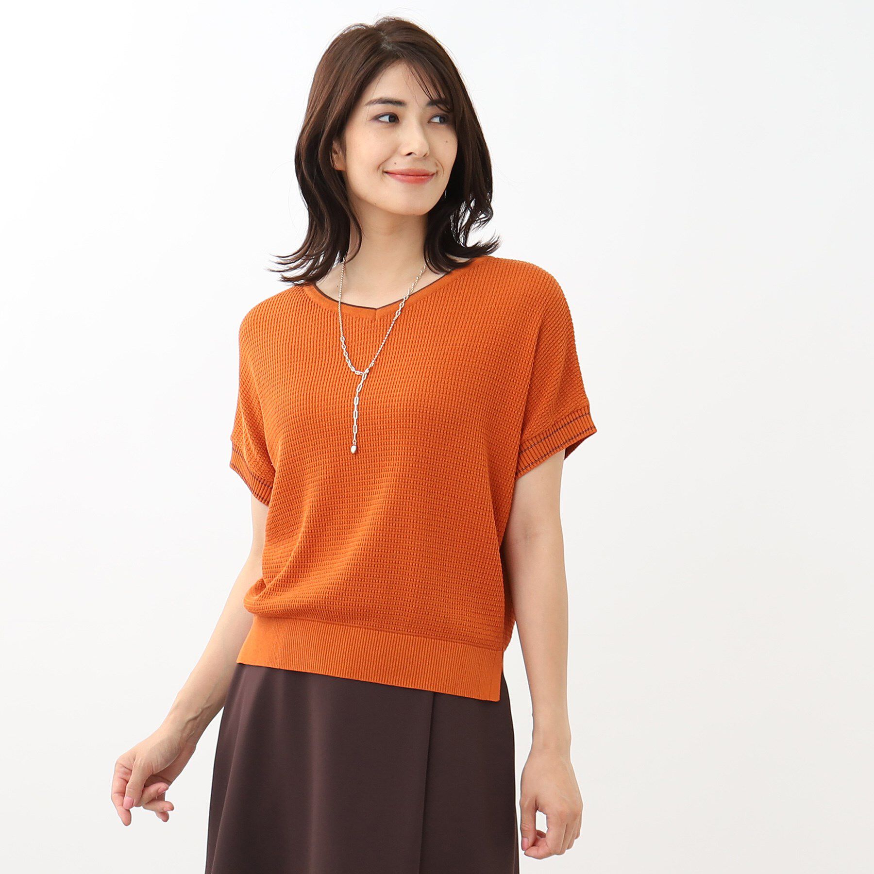 Reflect「【WEB限定カラーあり／洗える】ラメプルオーバーニット」|ニット・セーター|