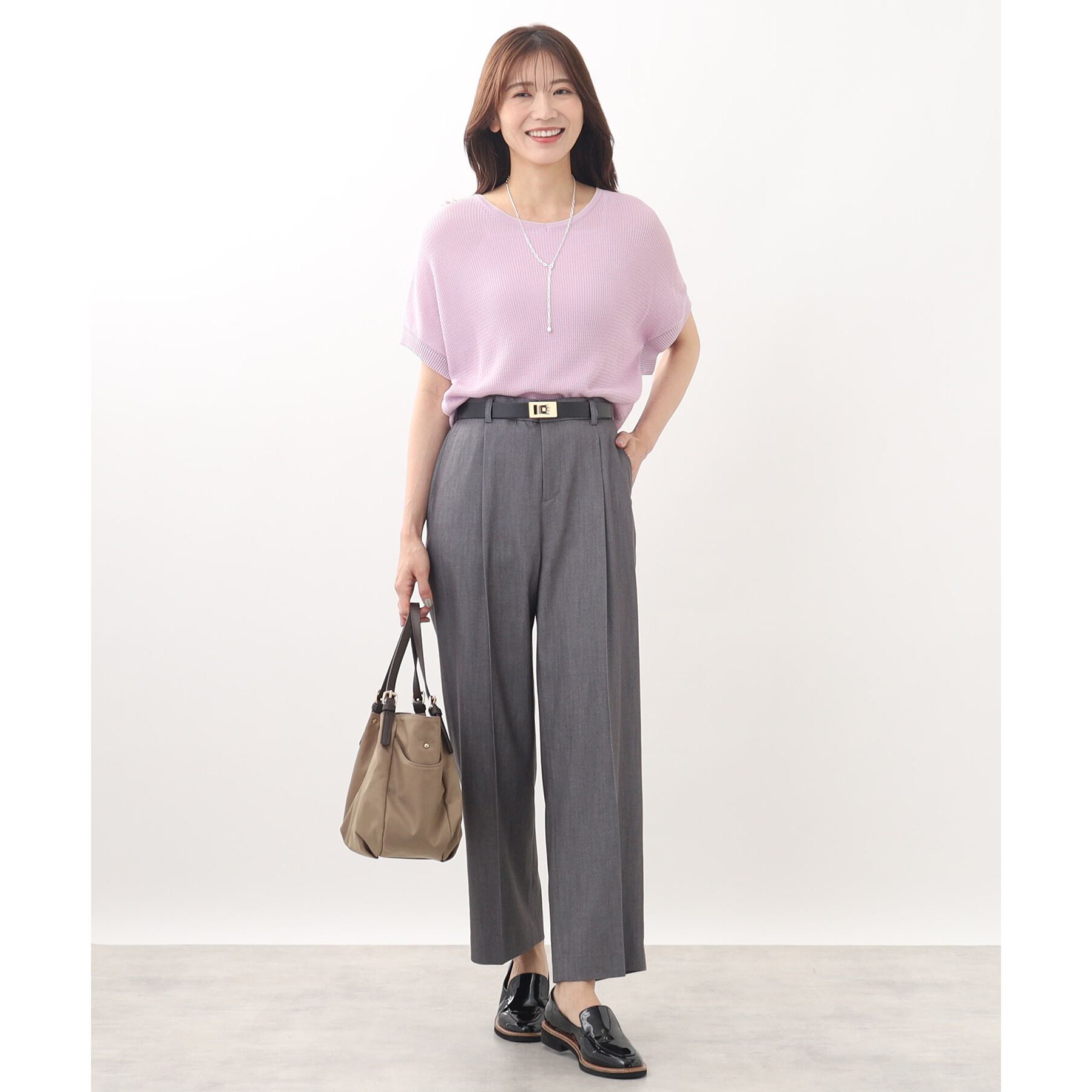 Reflect「【WEB限定カラーあり／洗える】ラメプルオーバーニット」|ニット・セーター|