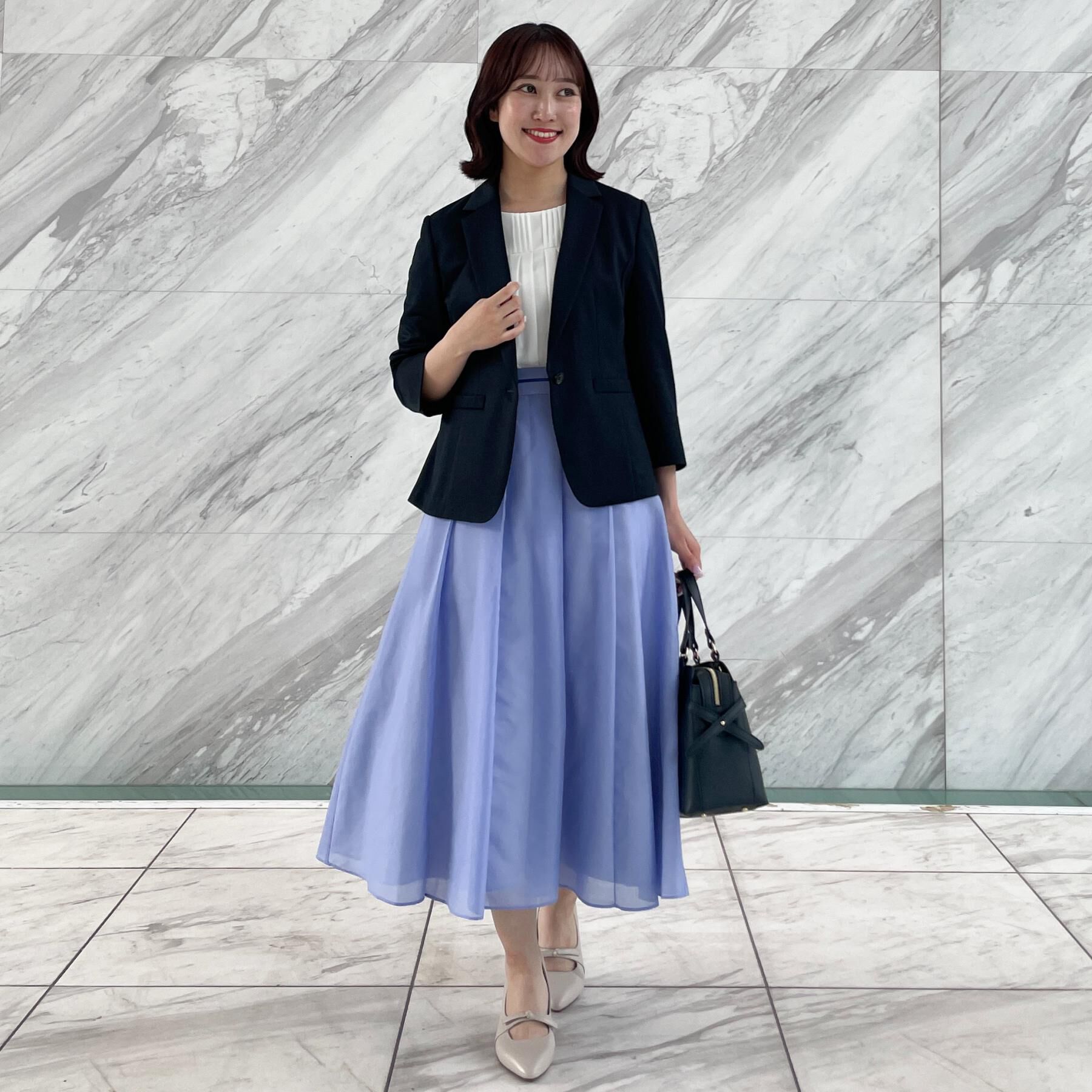 Reflect「【マシンウォッシュ可】横切替ピンタックデザインブラウス」|シャツ・ブラウス|