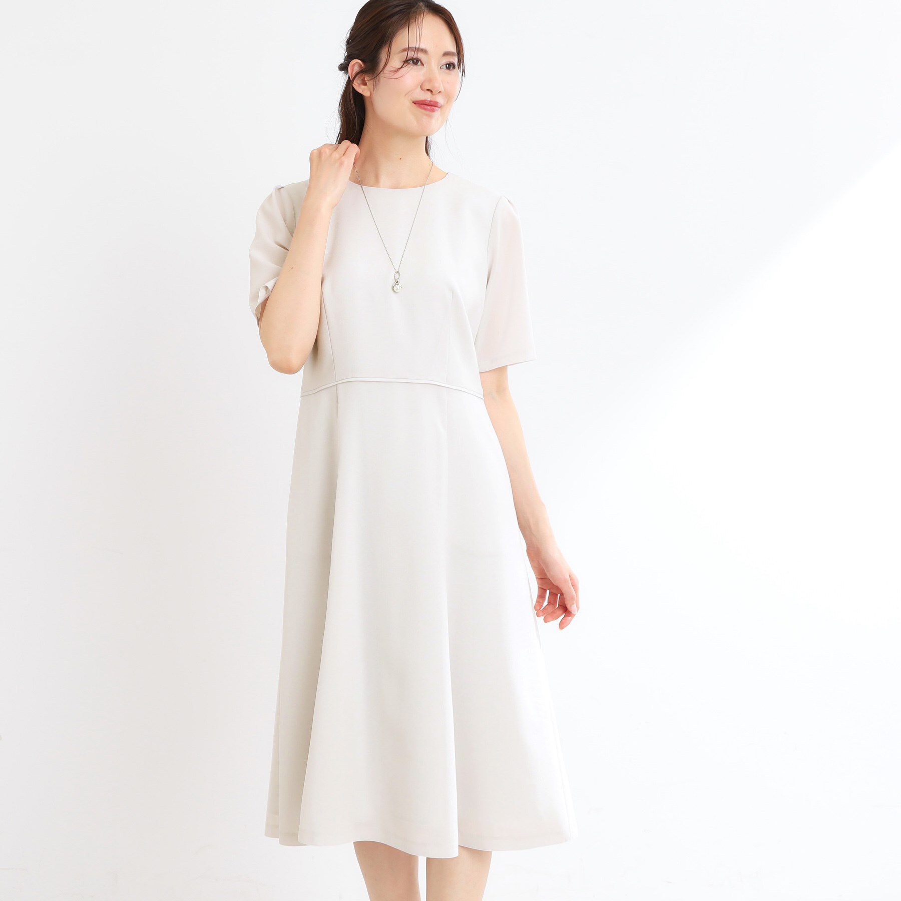 Reflect「【洗える／オケージョンに／セットアップ可】ベーシックワンピース」|ワンピース|