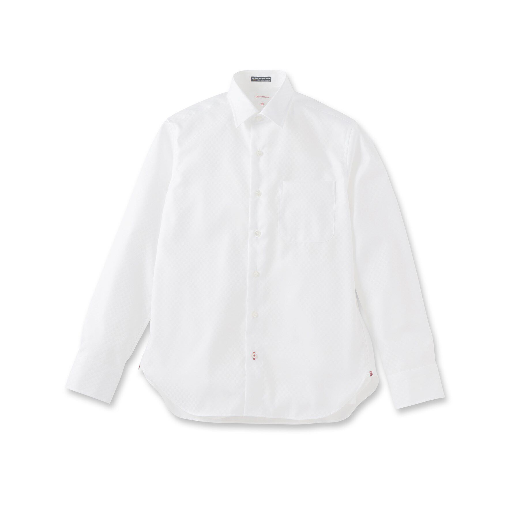 DRESSTERIOR「100双ドビースクエアジャカードシャツ」|シャツ・ブラウス|