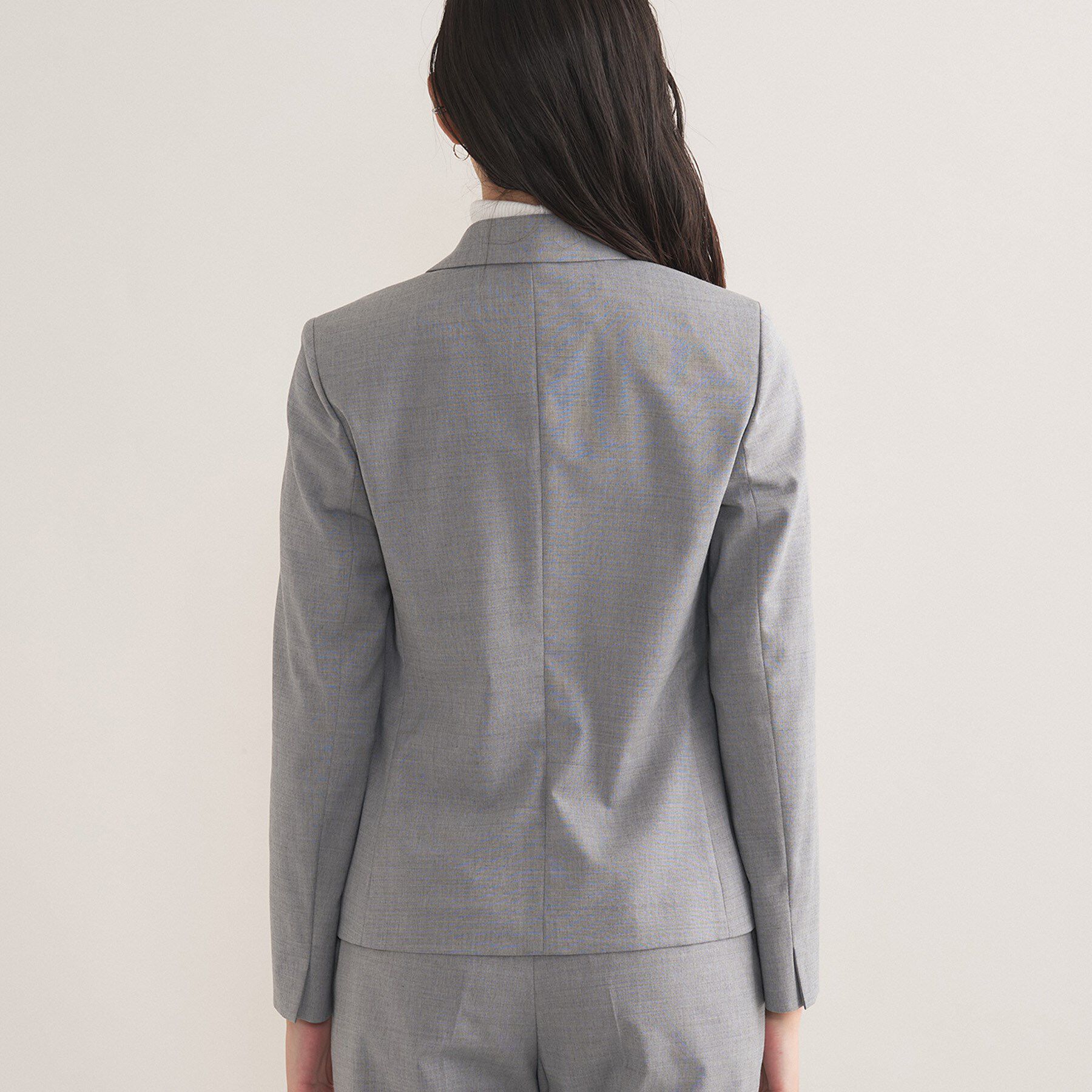 INDIVI「【ウール混／スーツ】テーラードカラージャケット」|スーツ|