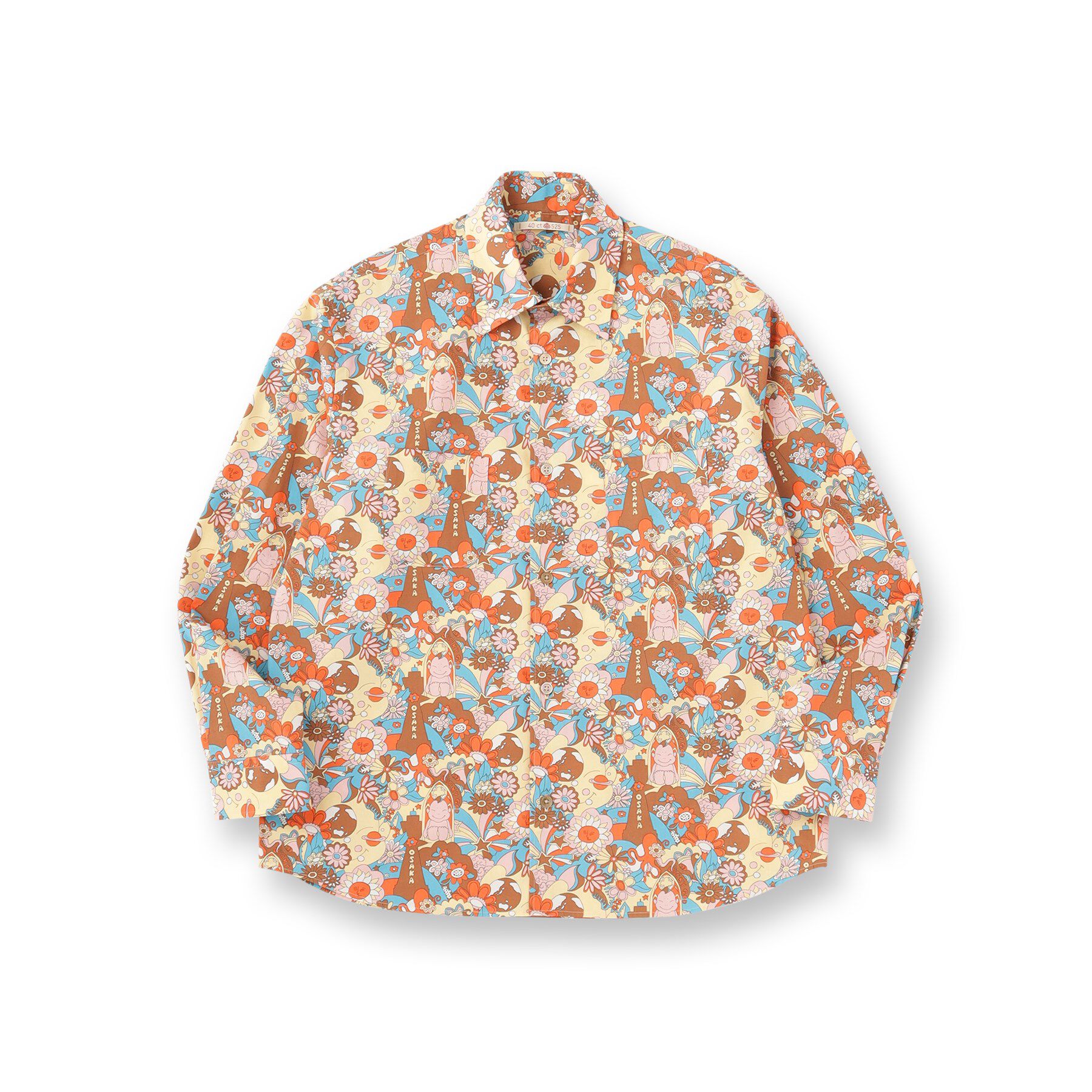 40CARATS&525「【Sサイズ～】ビリケンプリント 長袖シャツ」|シャツ・ブラウス|