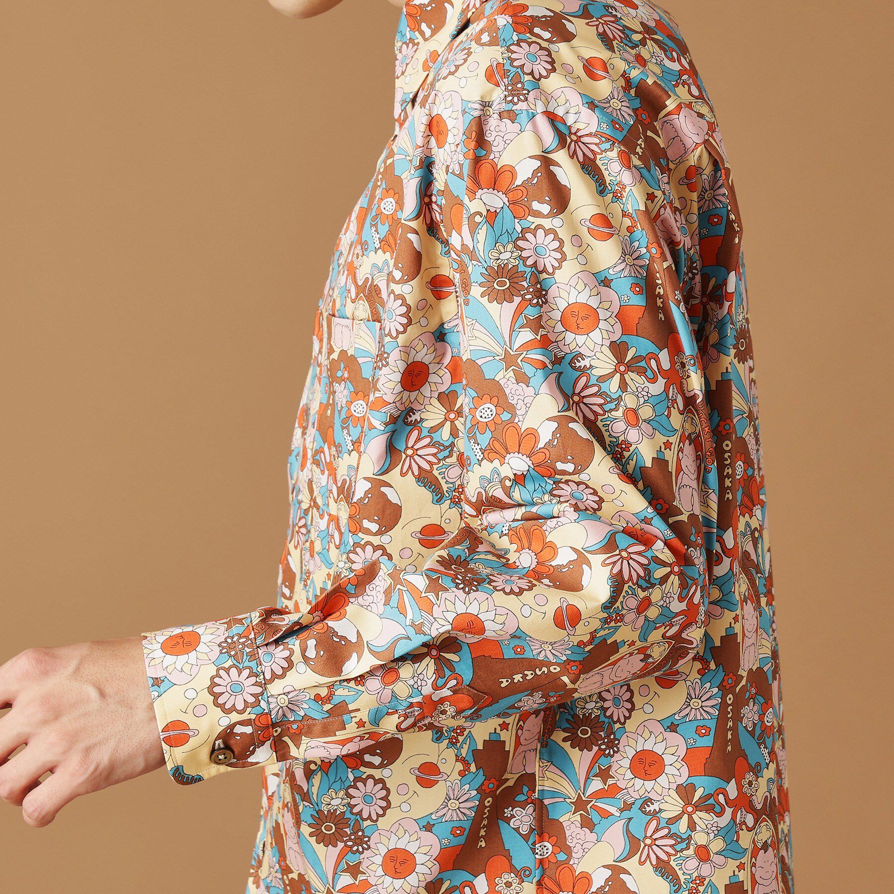 40CARATS&525「【Sサイズ～】ビリケンプリント 長袖シャツ」|シャツ・ブラウス|