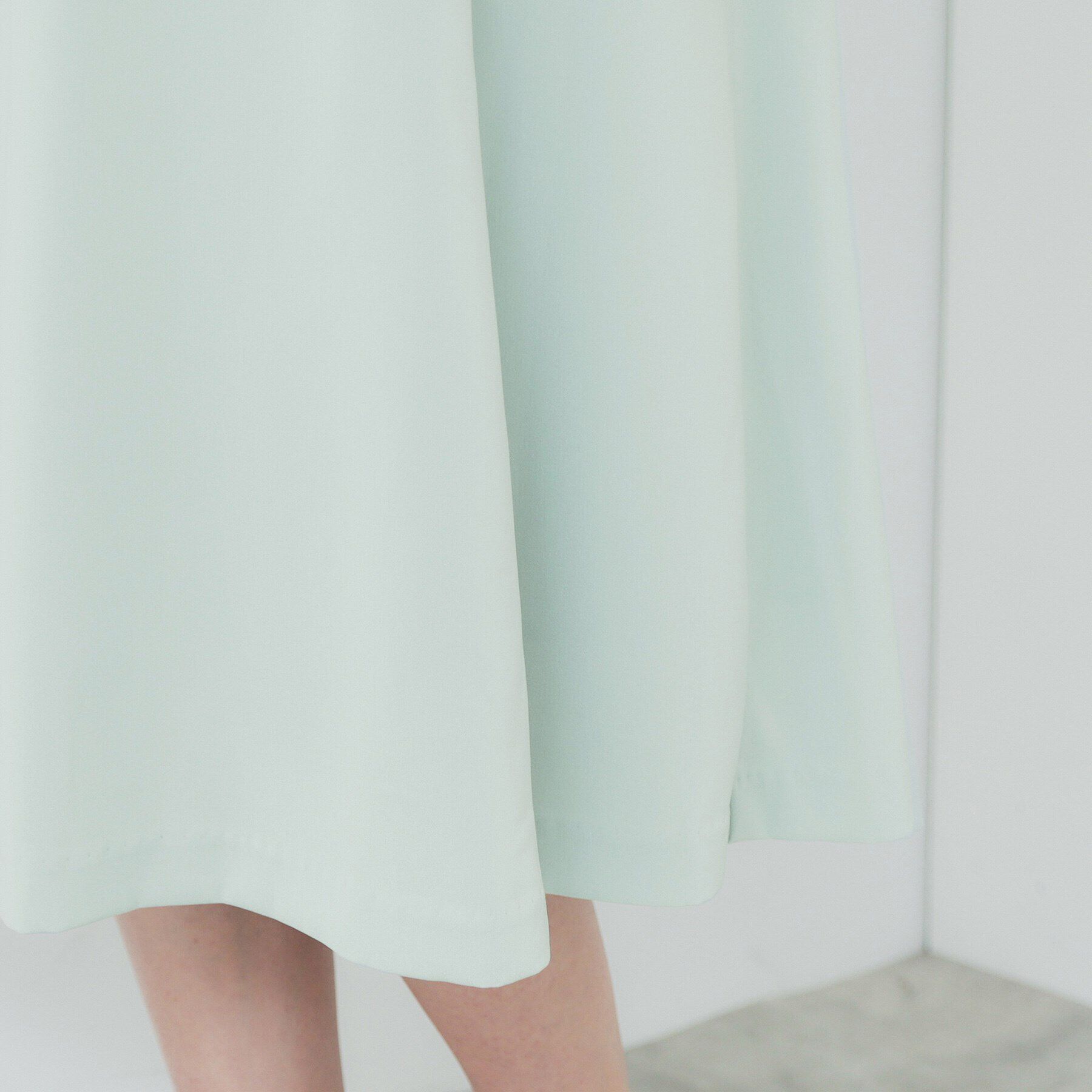 index「ドットチュールスリーブドッキングワンピース【洗濯機洗い可】」|ワンピース|