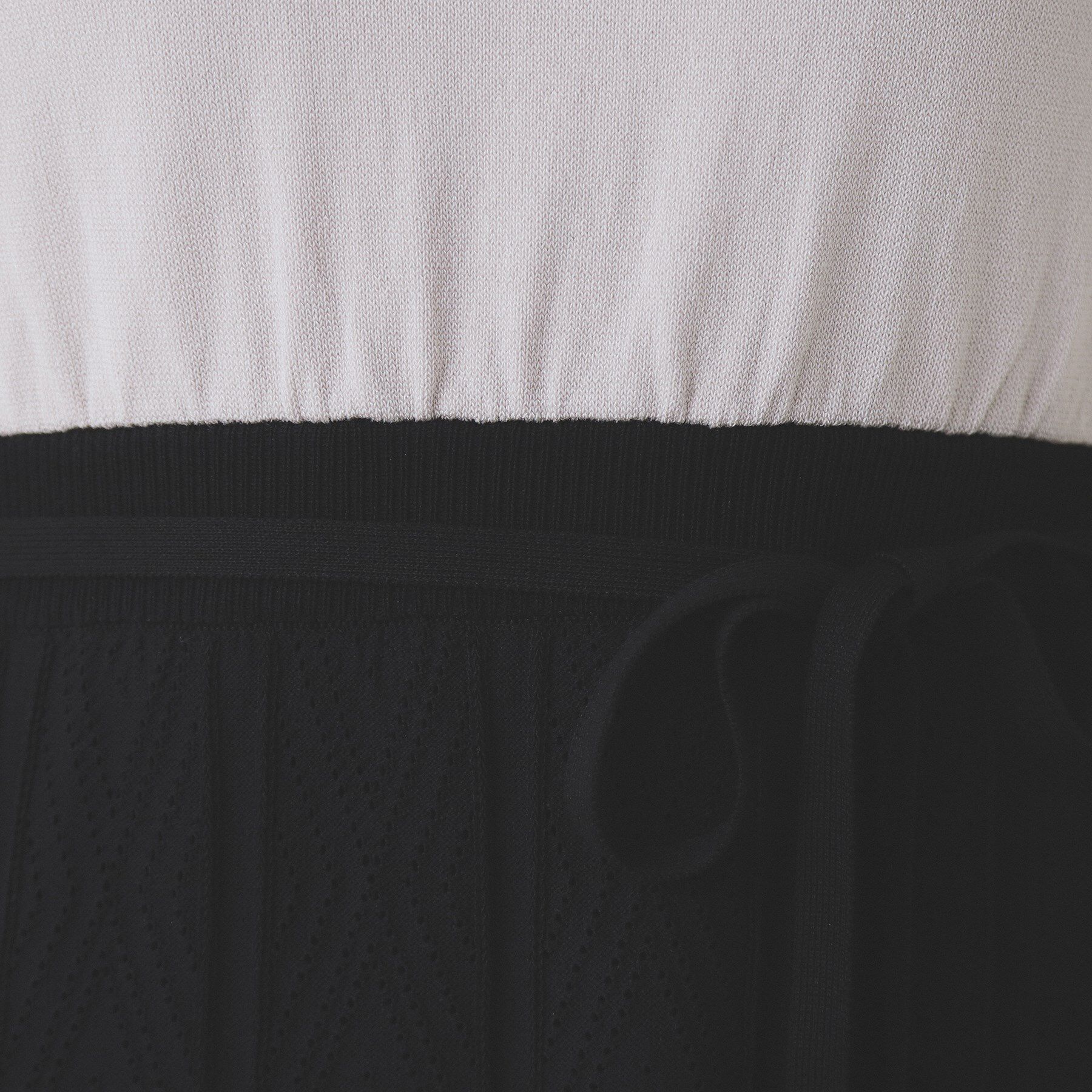 index「柄編みボーダーラインニットワンピース【洗濯機洗い可】」|ワンピース|