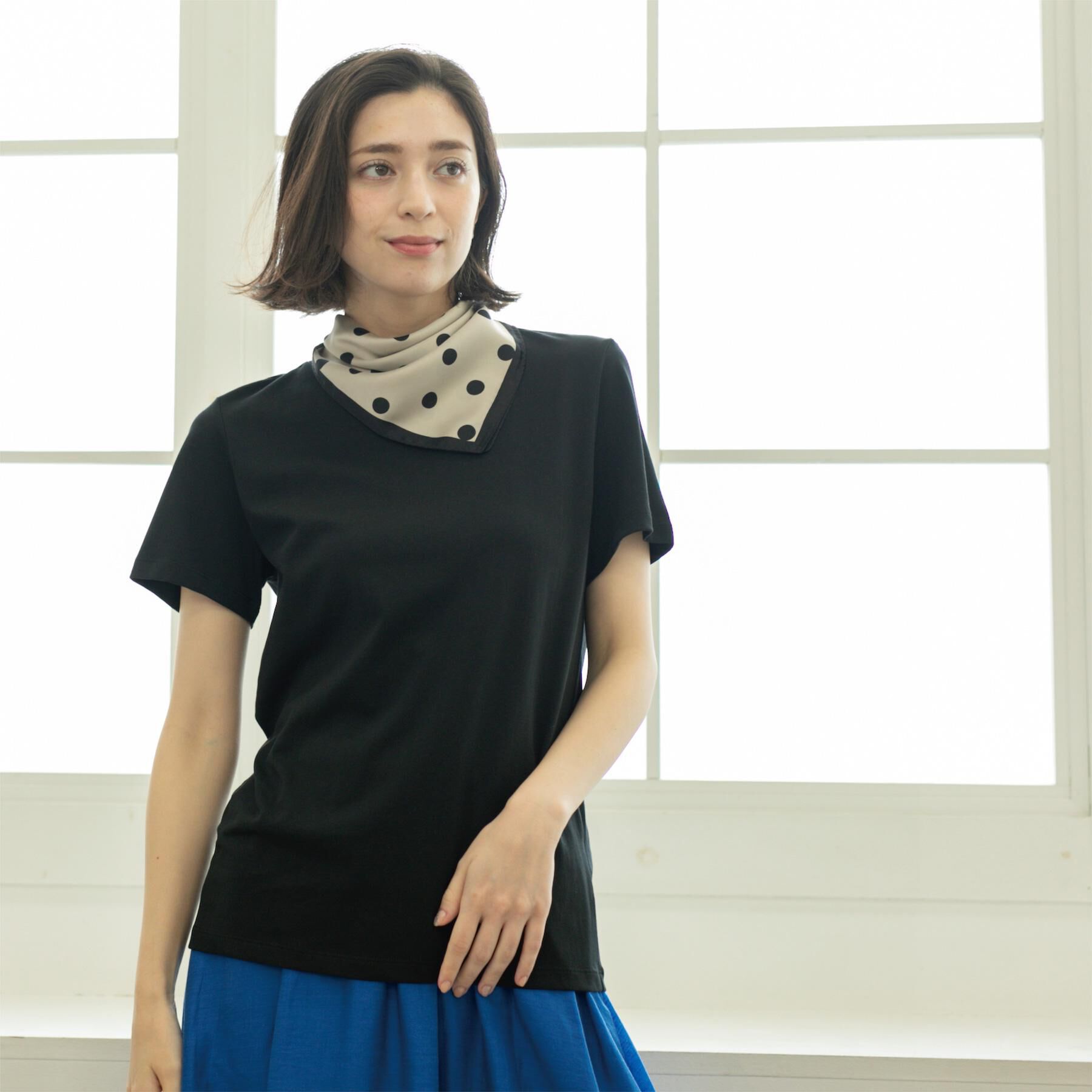 OPAQUE.CLIP「《5色展開》ベーシックTシャツ【洗濯機洗い可/UV/接触冷感】」|Tシャツ・カットソー|