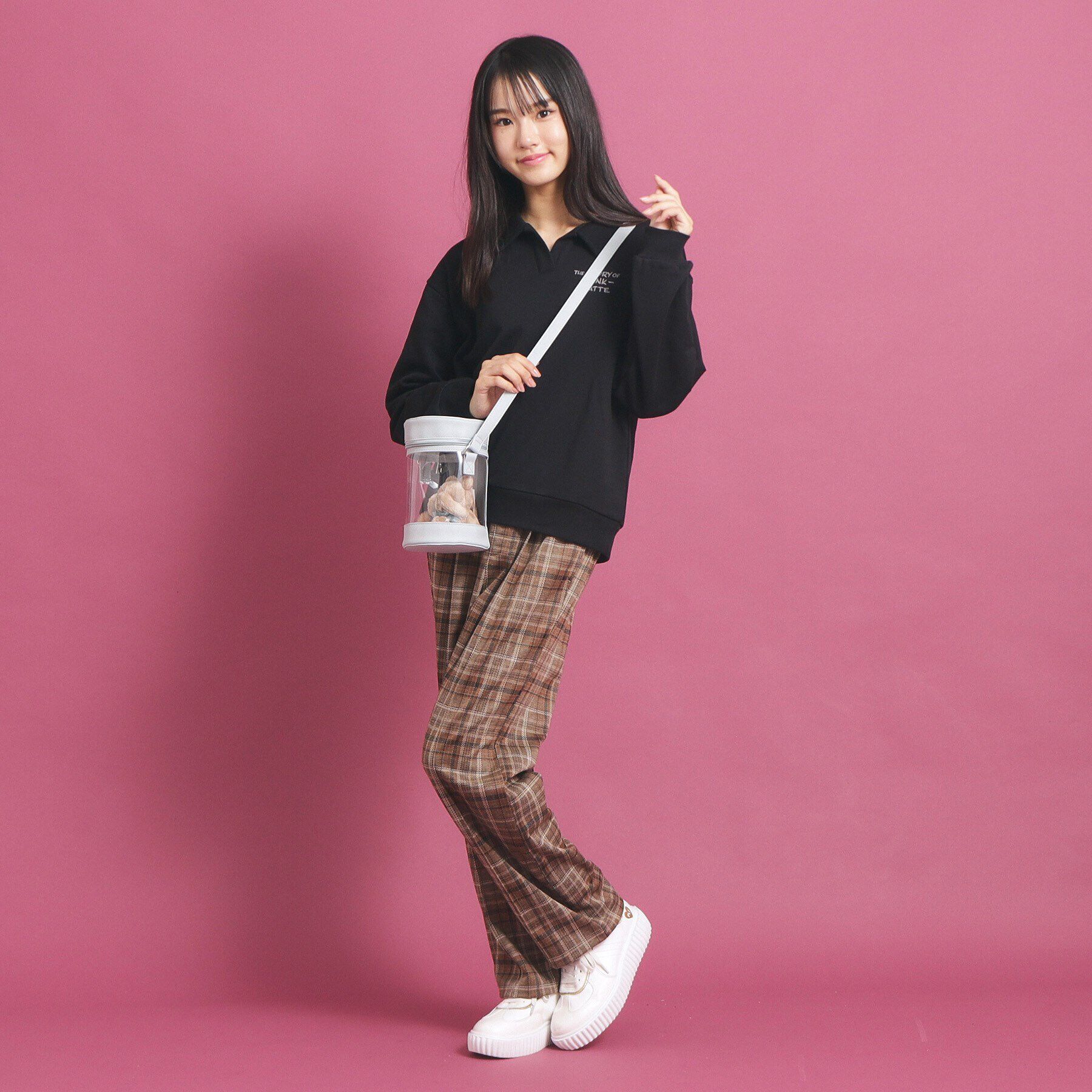 PINK-latte「【推し活】バニティ型ポーチショルダー」|ショルダー・メッセンジャー|