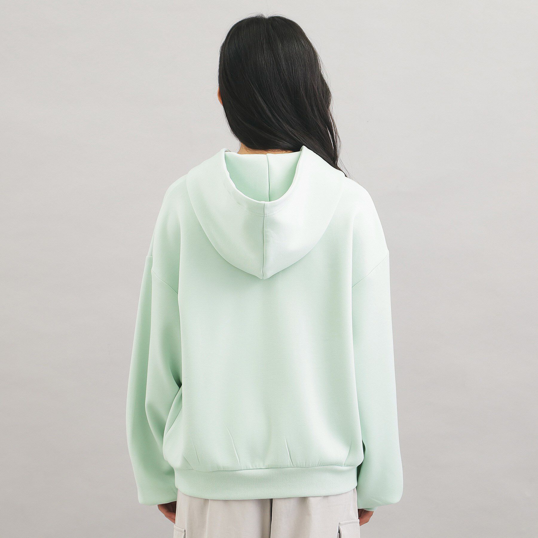 PINK-latte「ダンボールポンチパーカー」|カーディガン|