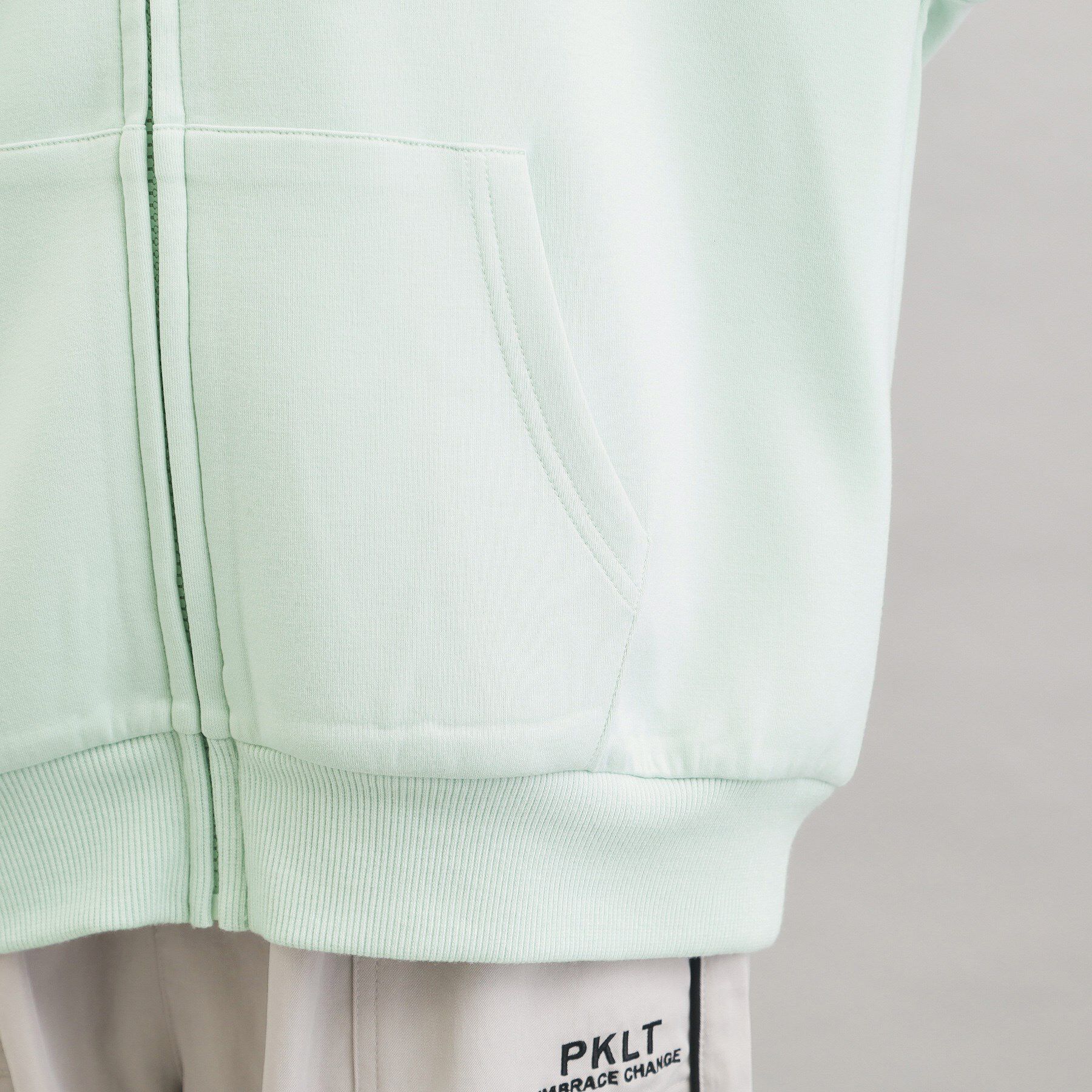 PINK-latte「ダンボールポンチパーカー」|カーディガン|