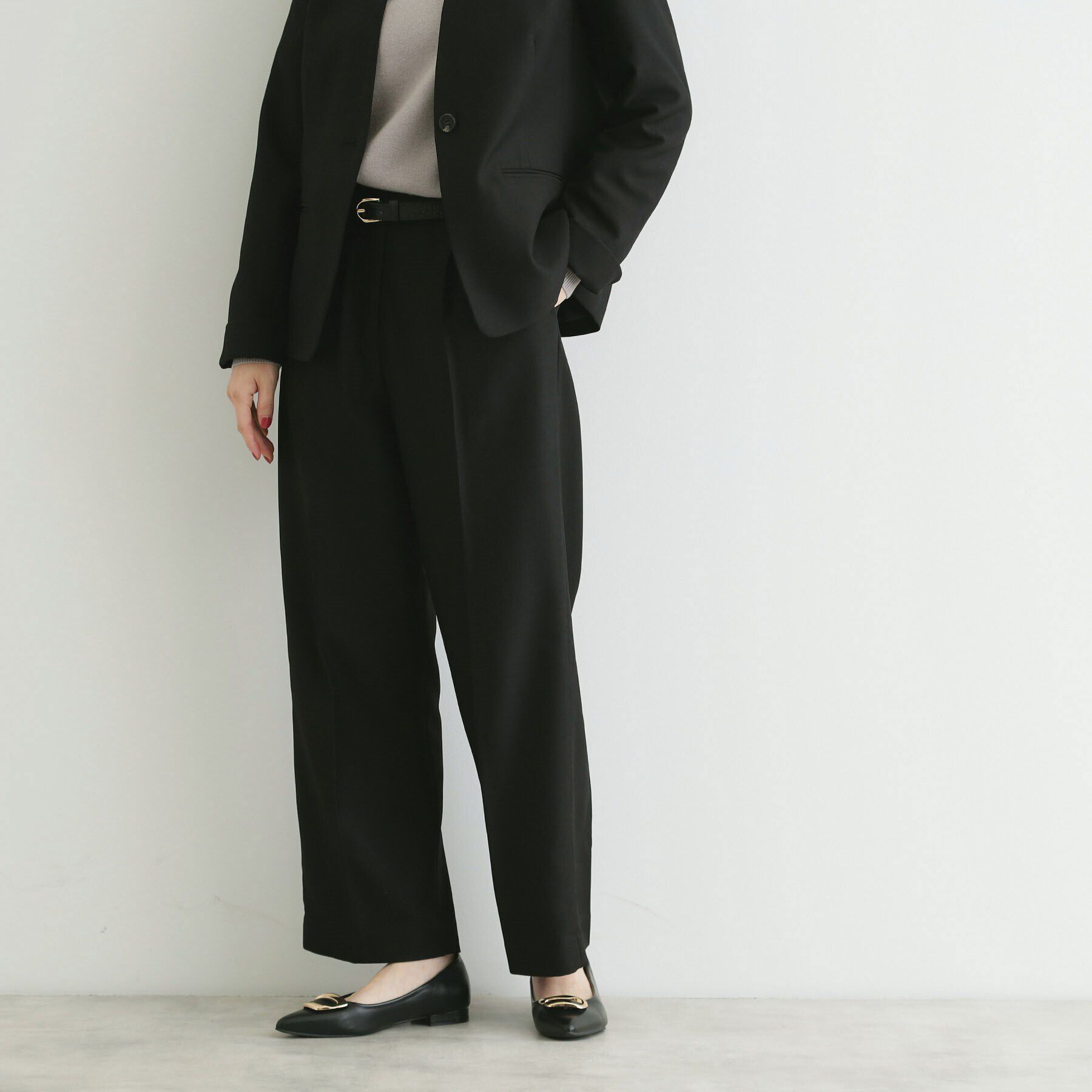 THE SHOP TK「【＠BAILA掲載】ウール調スラックス/セットアップ可」|その他|