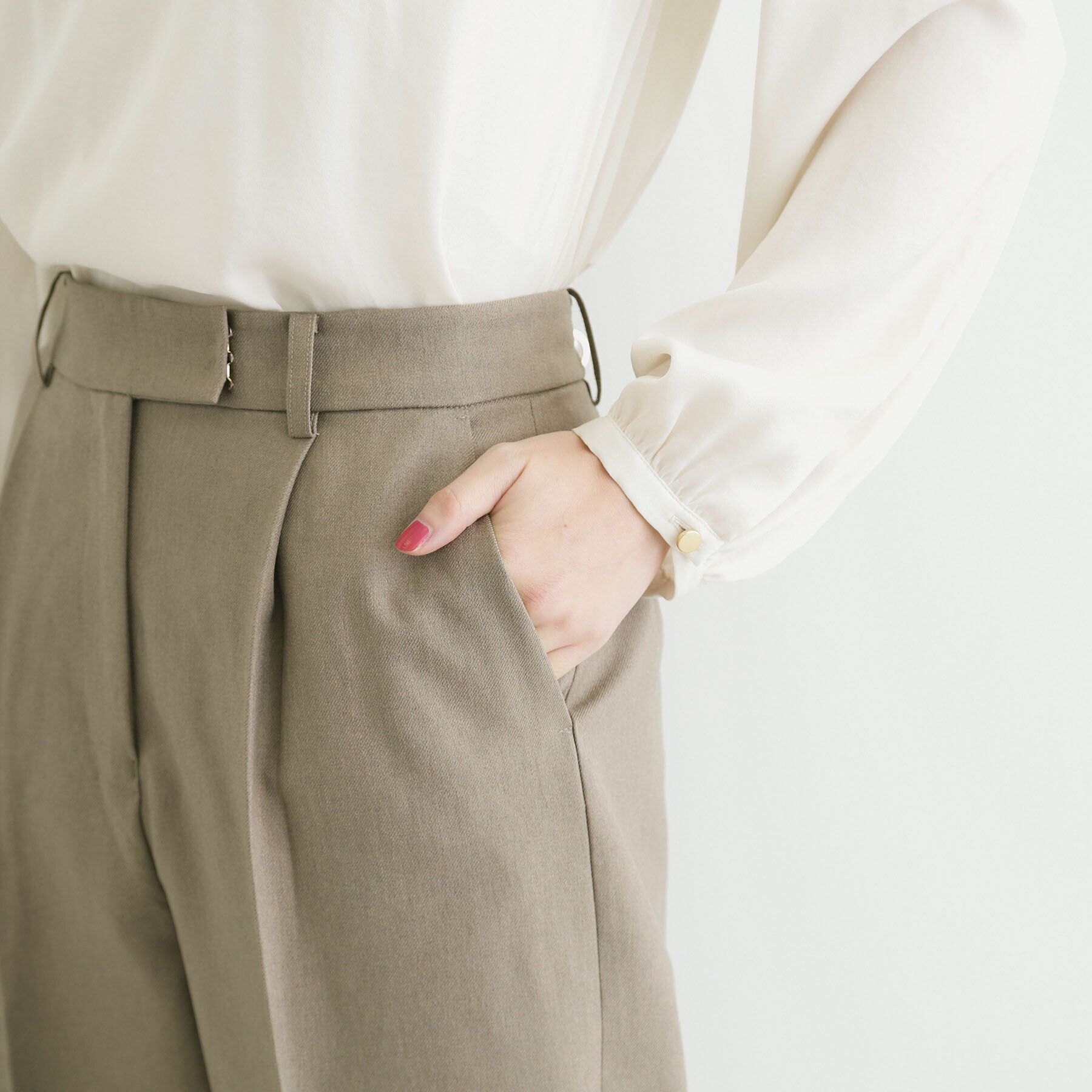 THE SHOP TK「【＠BAILA掲載】ウール調スラックス/セットアップ可」|その他|