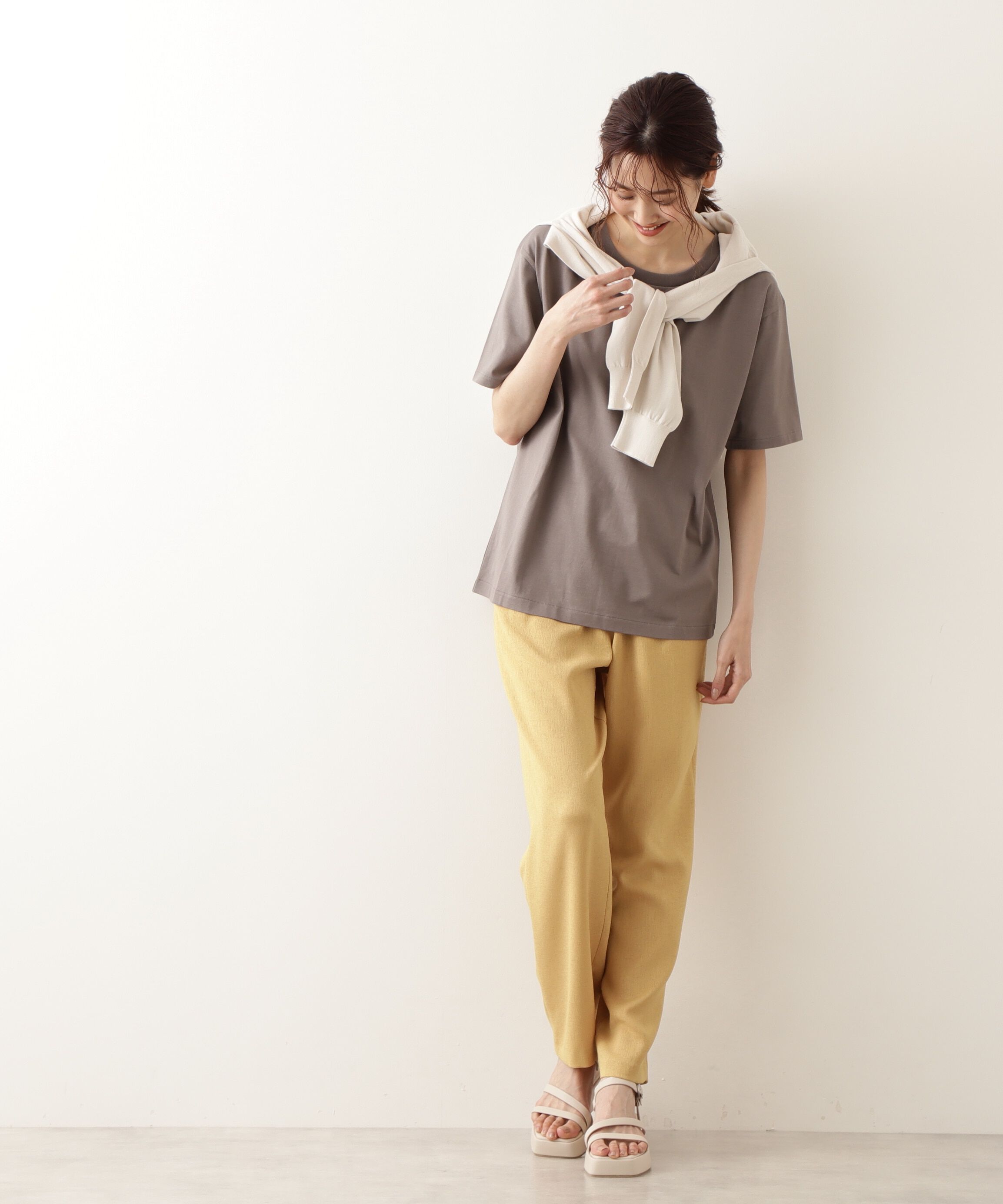  「ボリュームソールワントーンサンダル」|その他|