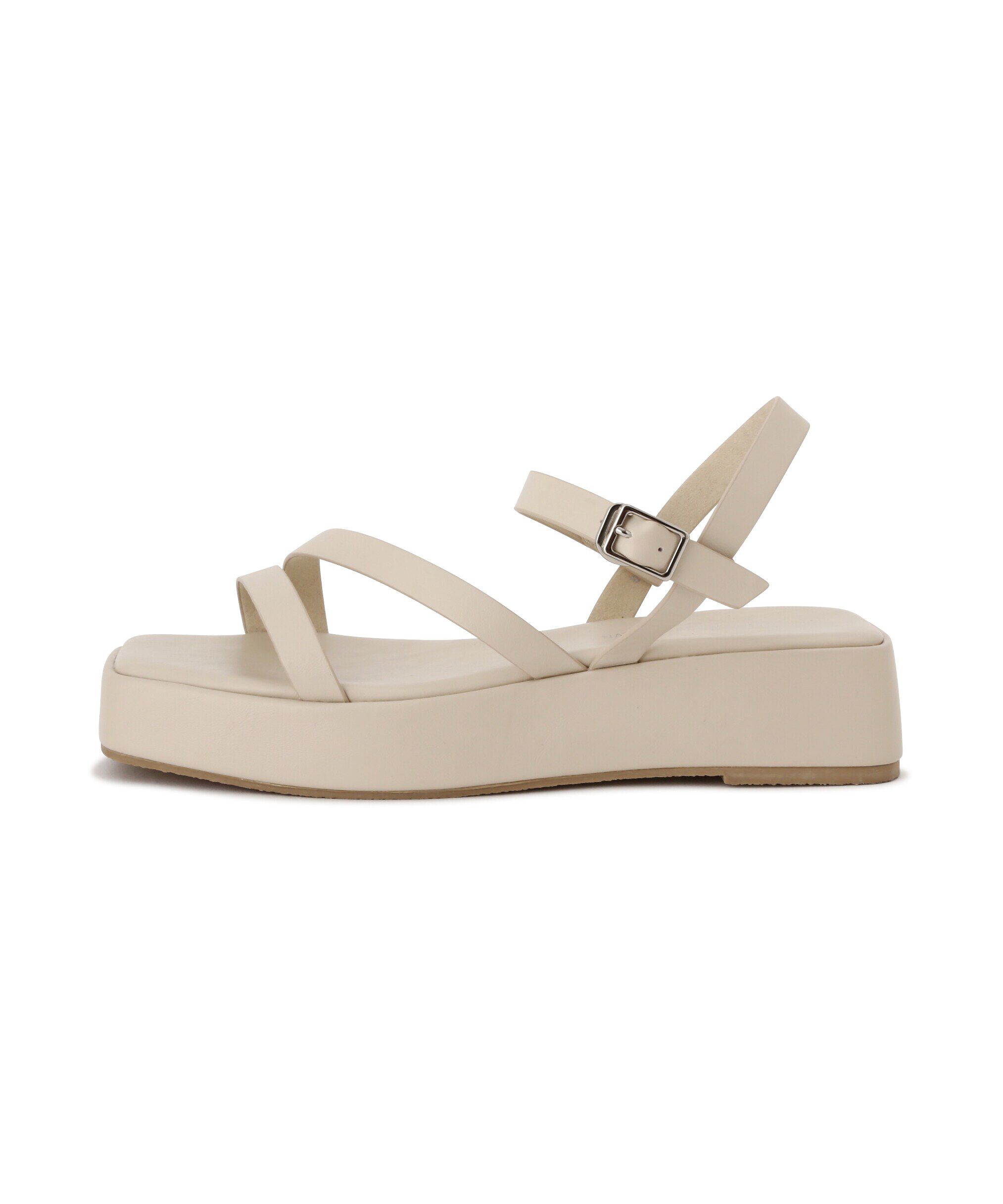  「ボリュームソールワントーンサンダル」|その他|