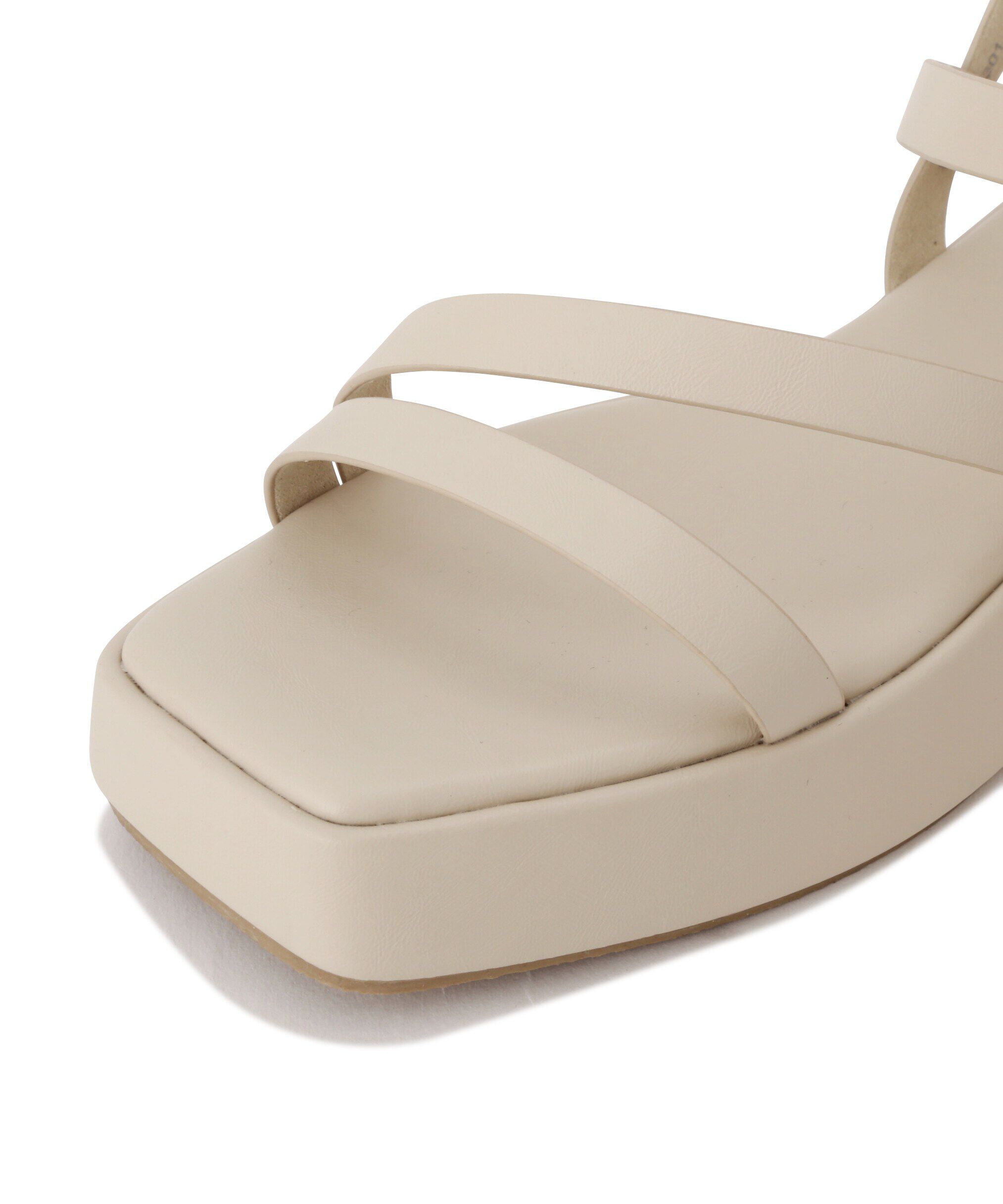  「ボリュームソールワントーンサンダル」|その他|