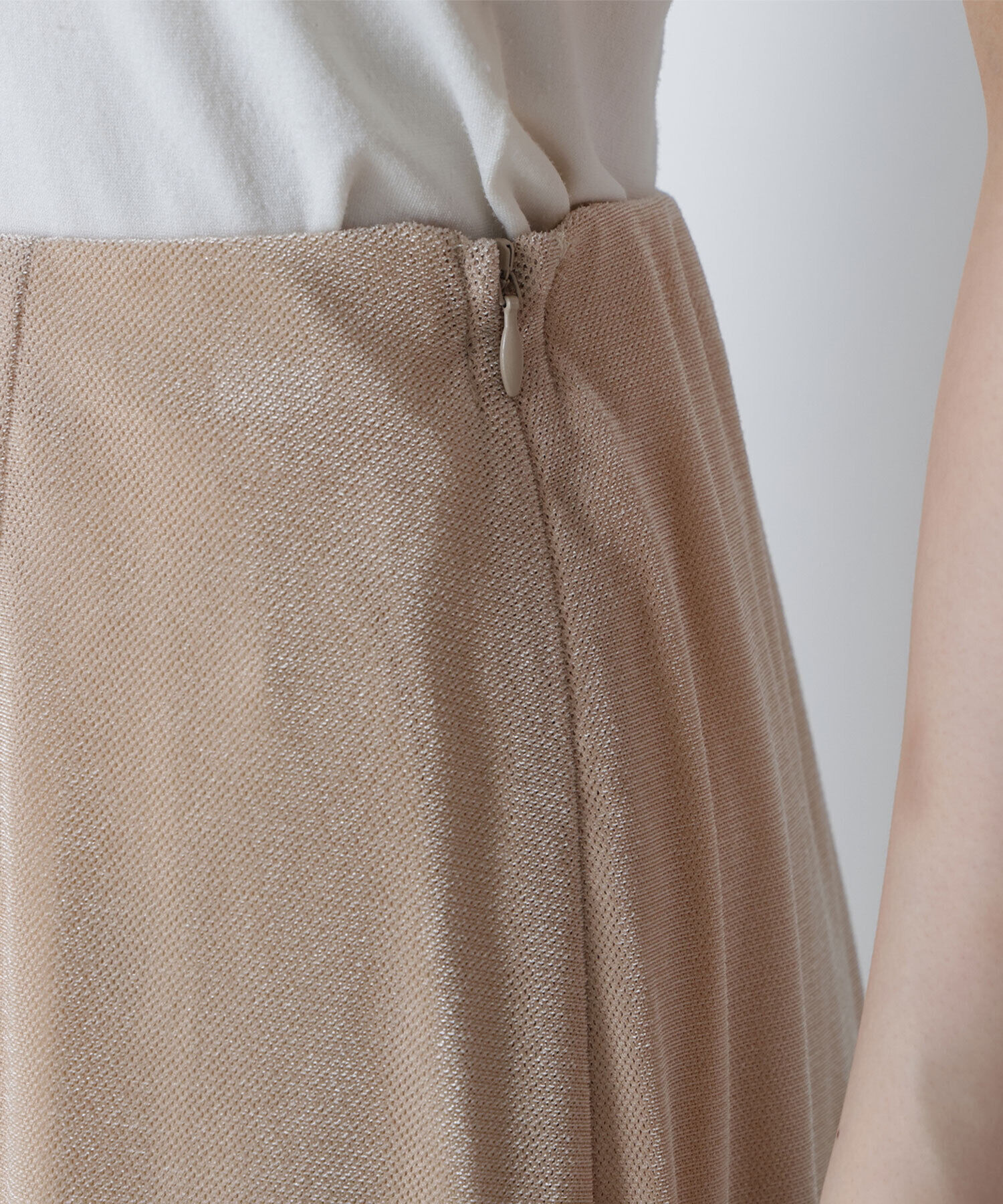  「ベロアライクナロースカート」|スカート|