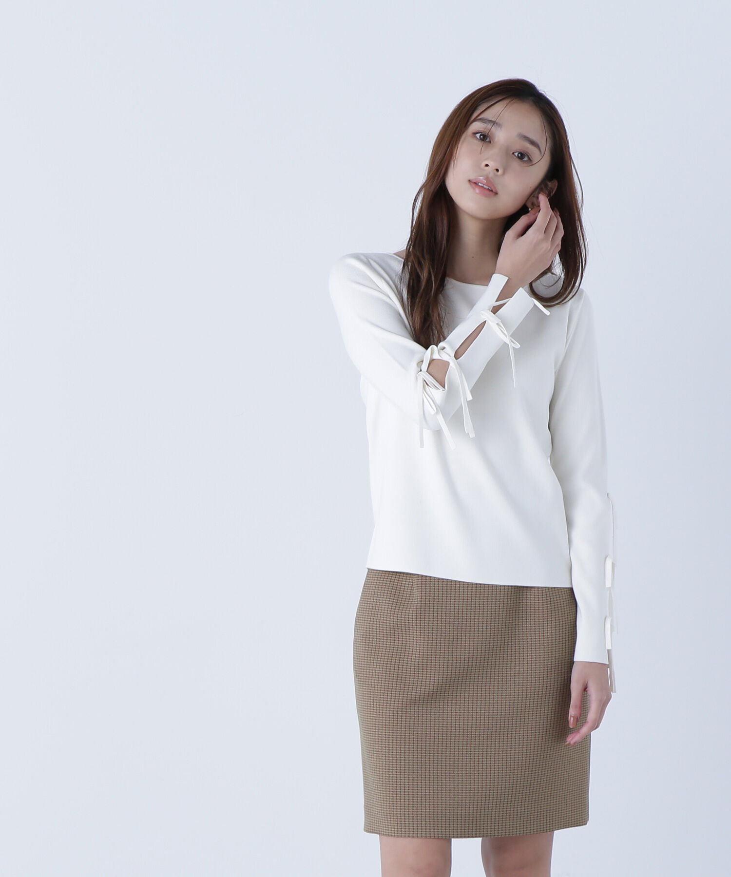  「オータムミニスカート」|スカート|ベージュベー 2