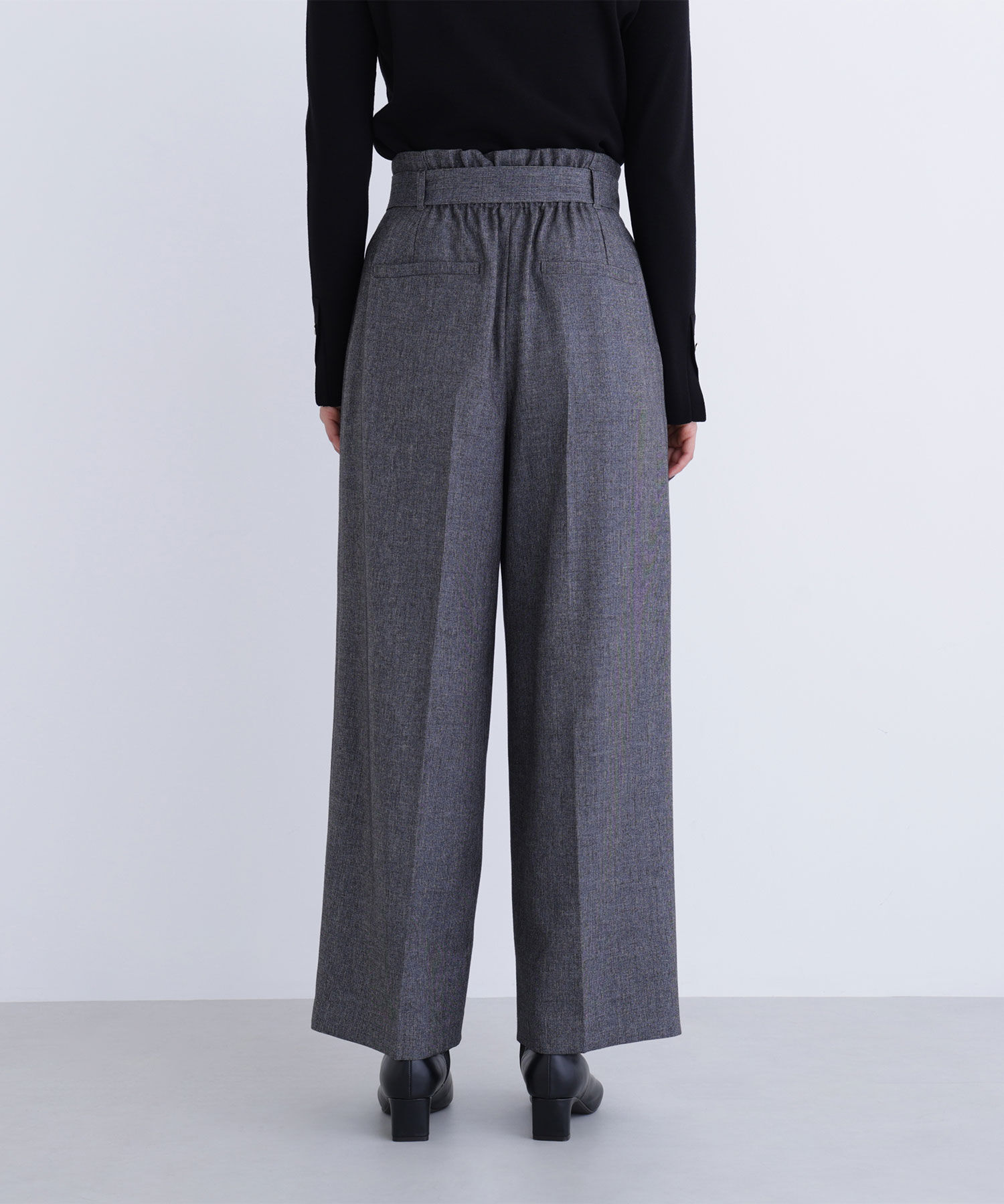  「ツイーディーベルテッドワイドパンツ」|その他|