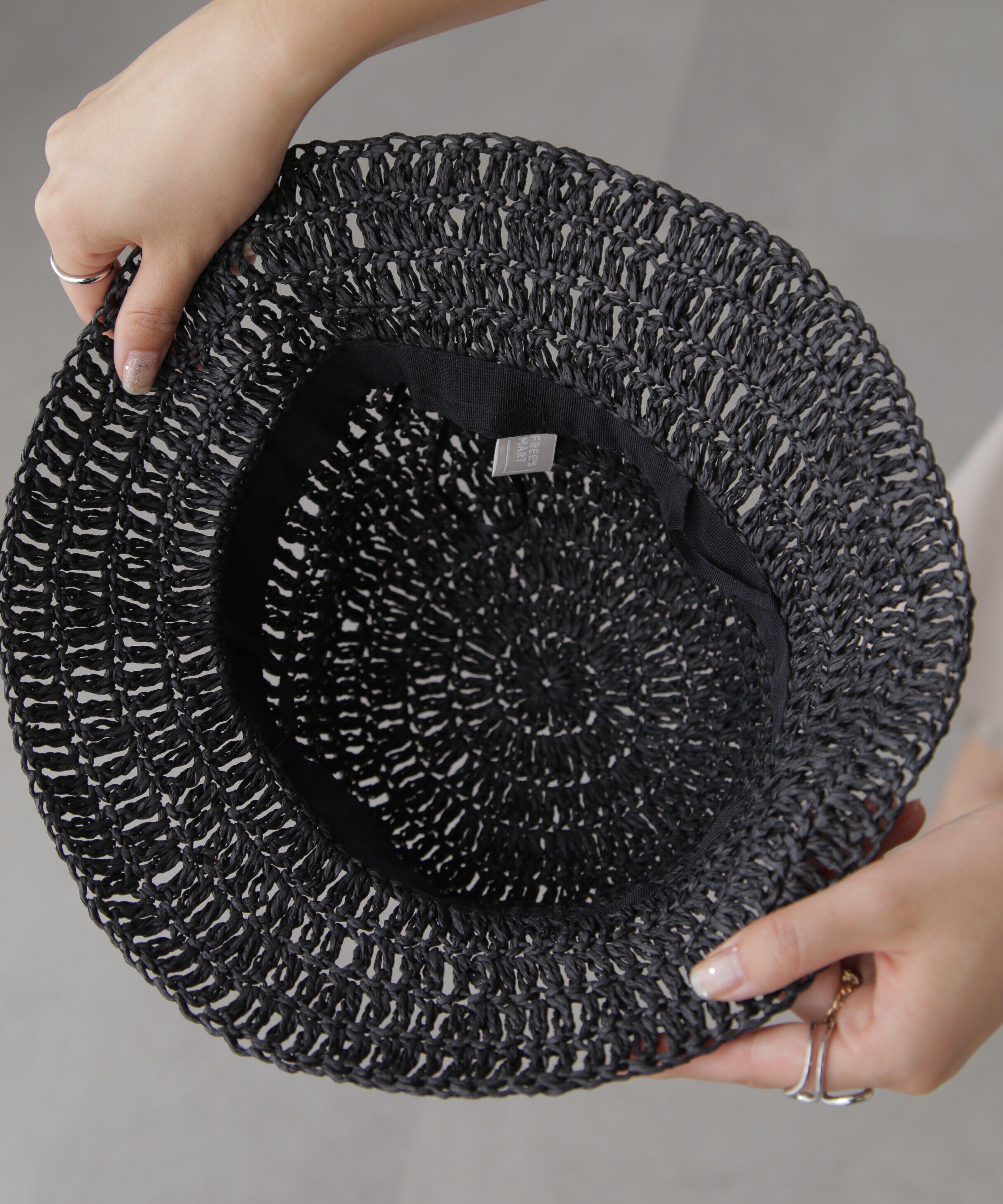  「ペーパークロシェキャペリンハット」|ソックス|