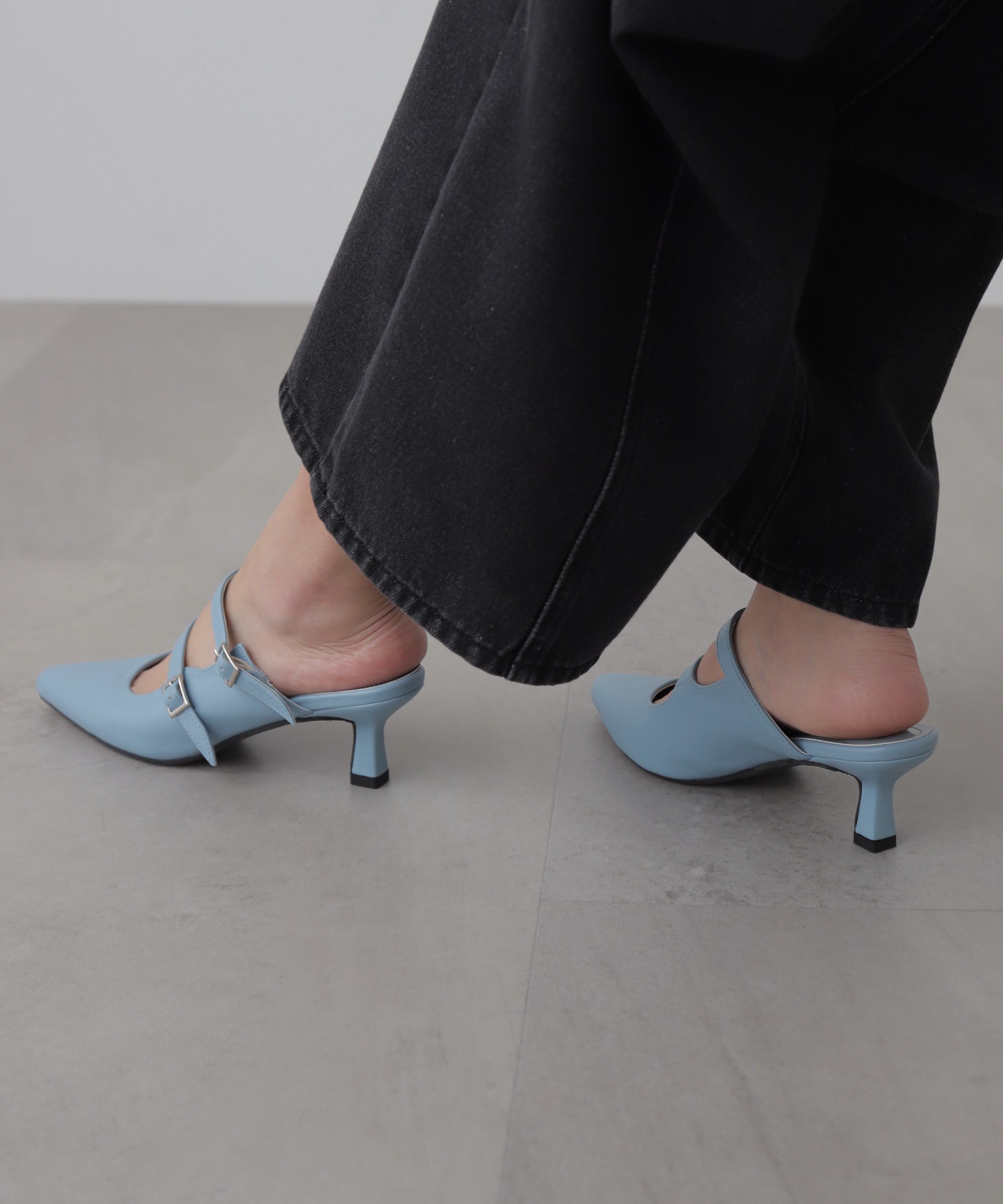  「スクエアバックルミュール」|その他|