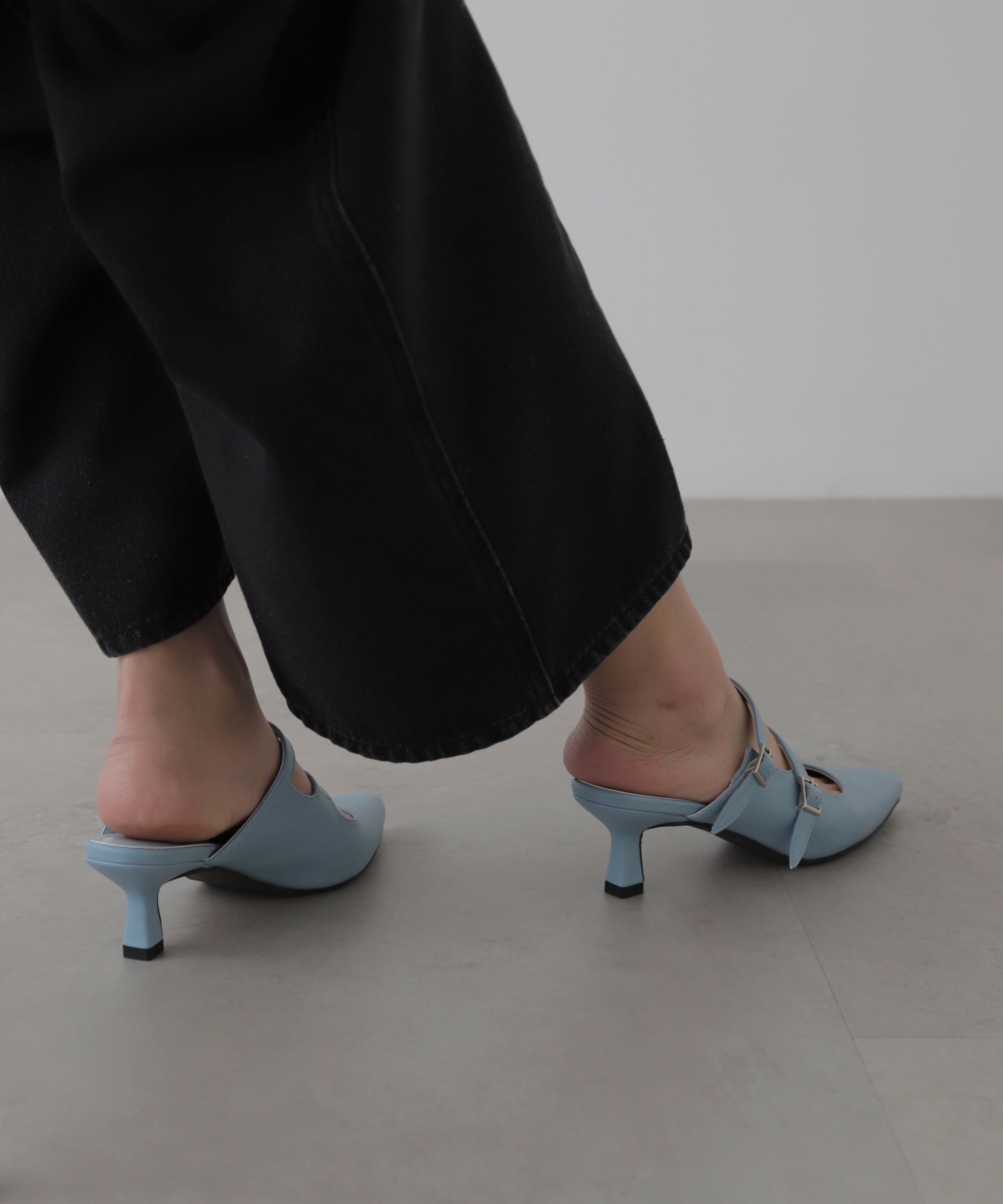  「スクエアバックルミュール」|その他|