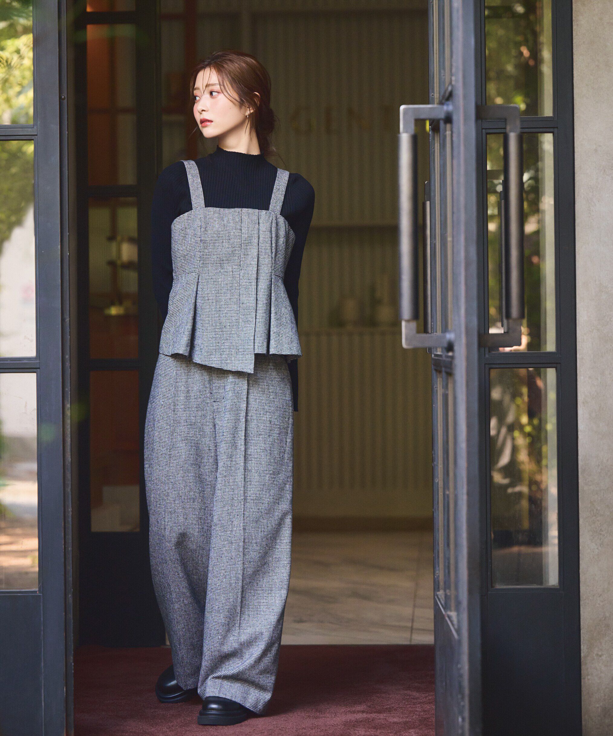 PROPORTION BODY DRESSING「ペプラムビスチェ」|シャツ・ブラウス|ブラックミッ 1