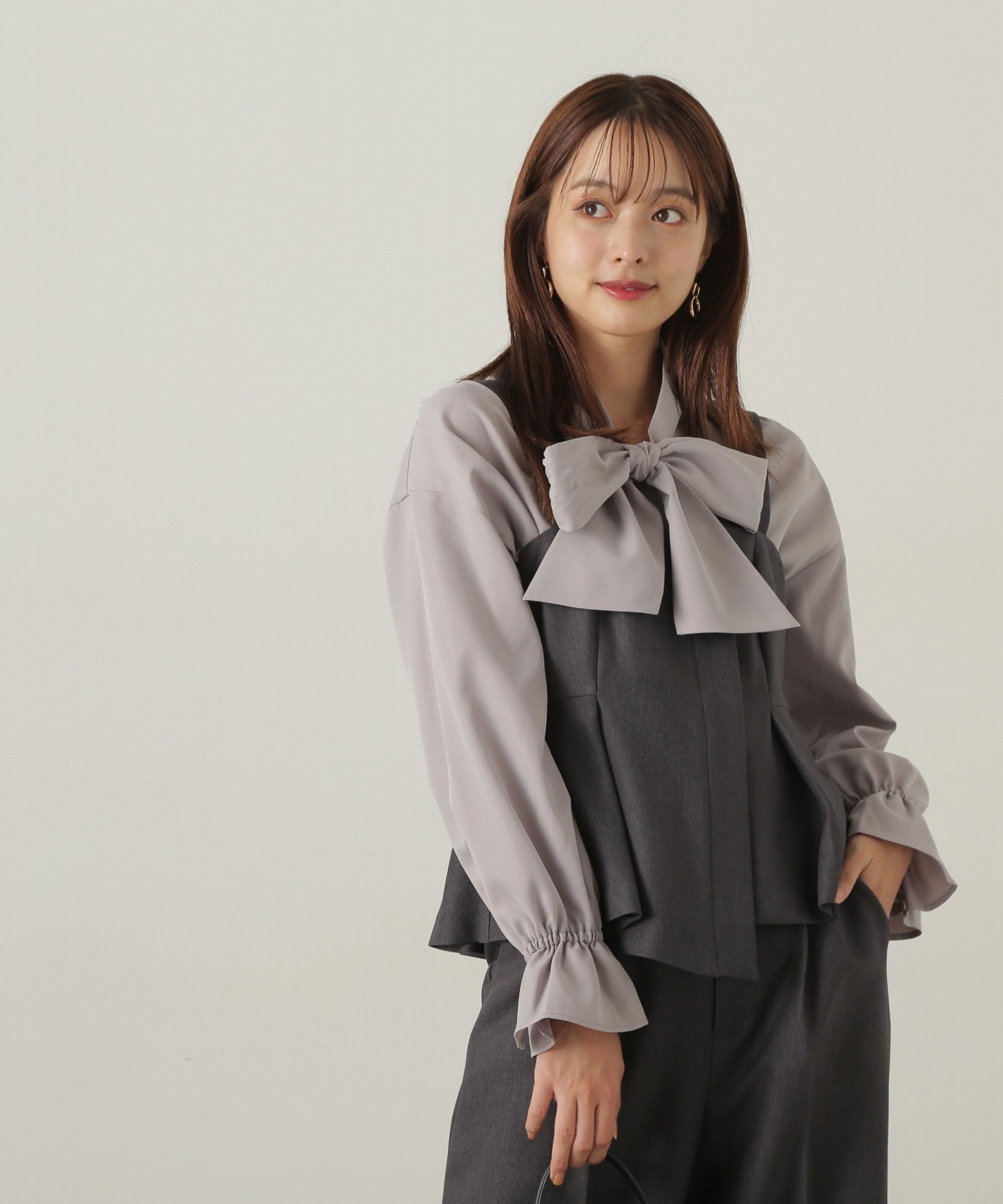 PROPORTION BODY DRESSING「ペプラムビスチェ」|シャツ・ブラウス|