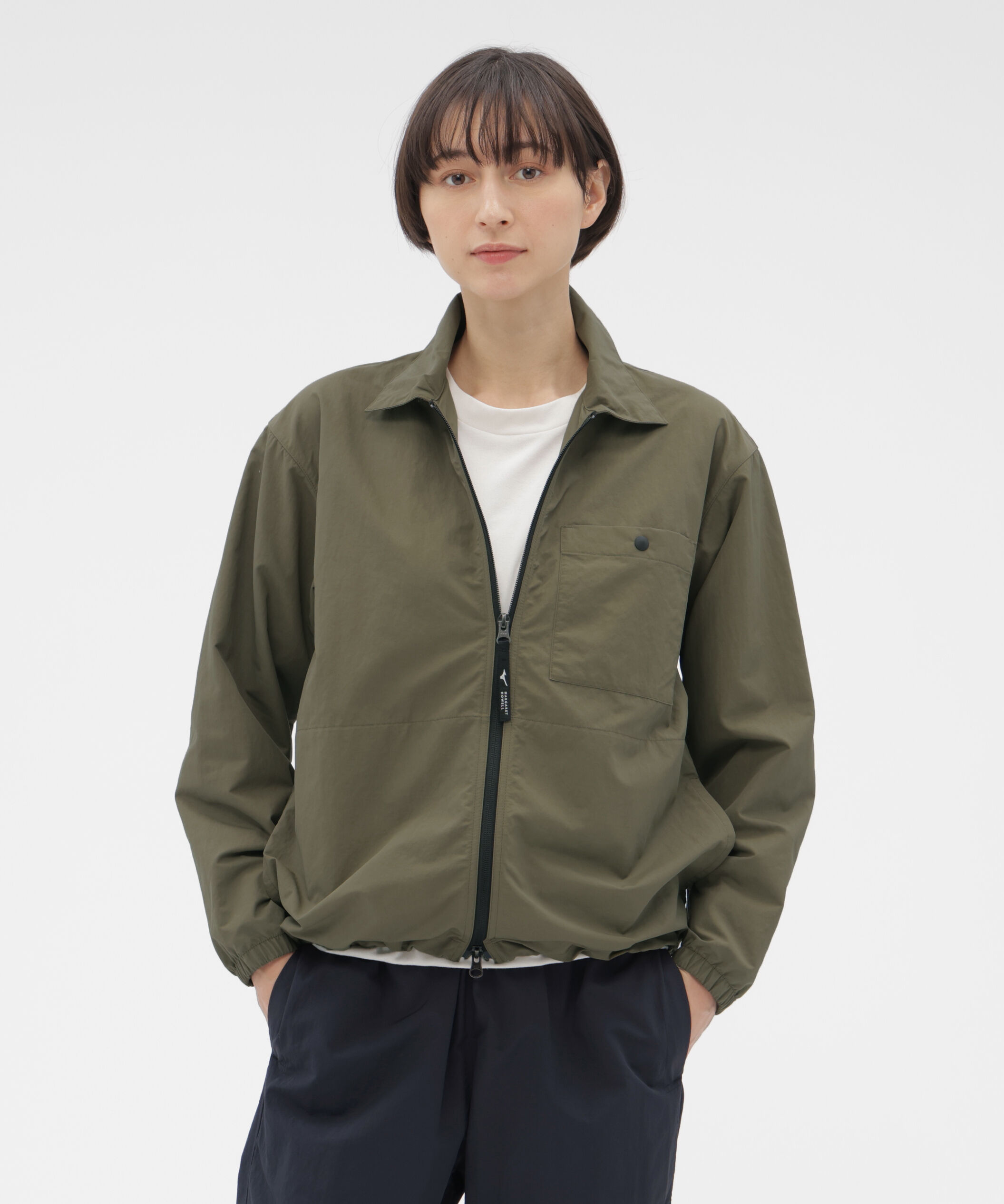  「WATER REPELENT NYLON POPLIN SHIRT」|Tシャツ・カットソー|KHAKI