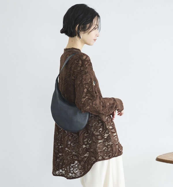 Doux archives「フロッキーレースバンドカラーシャツ／」|シャツ・ブラウス|