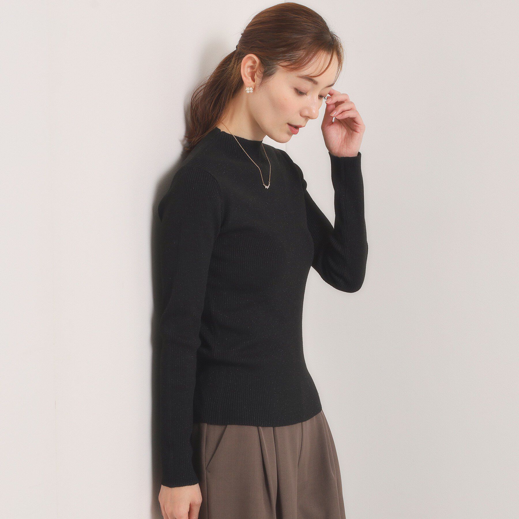 ITS&rsquo;DEMO「ラメリブニット」|ニット・セーター|