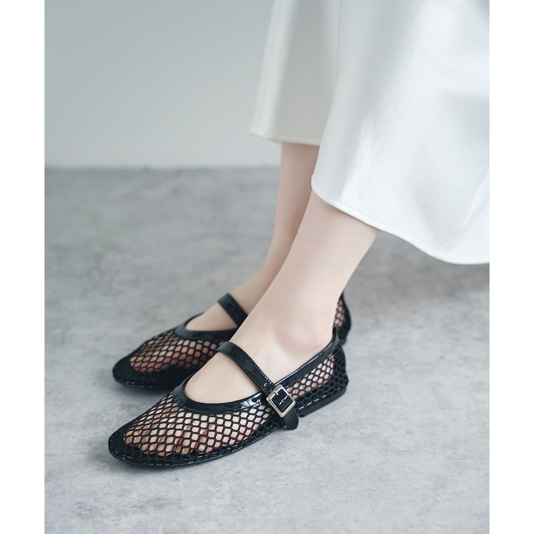 CODE A「tony bianco｜MIA mesh flat」|その他|