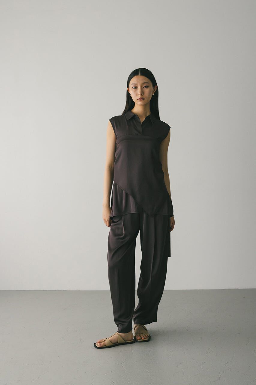 STYLEMIXER「サテンベルトシャツ」|シャツ・ブラウス|