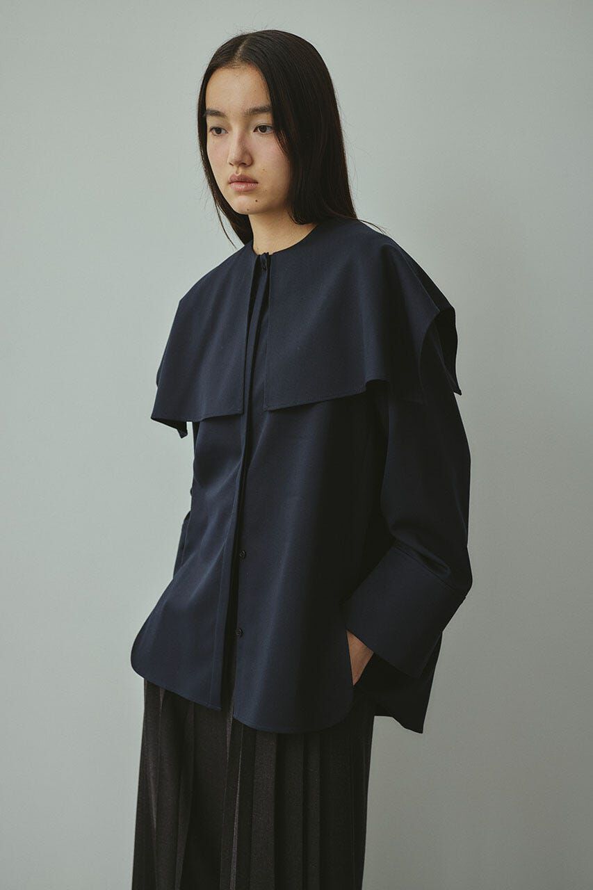 STYLEMIXER「ビッグカラーシャツ」|シャツ・ブラウス|NVY